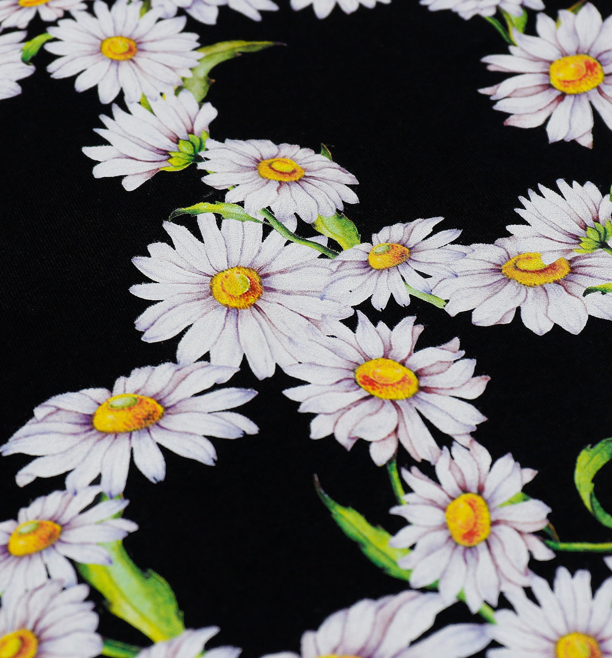 Peace Daisy Short Sleeve Tee Mens T-Shirt - Black、mySite、dreamappss