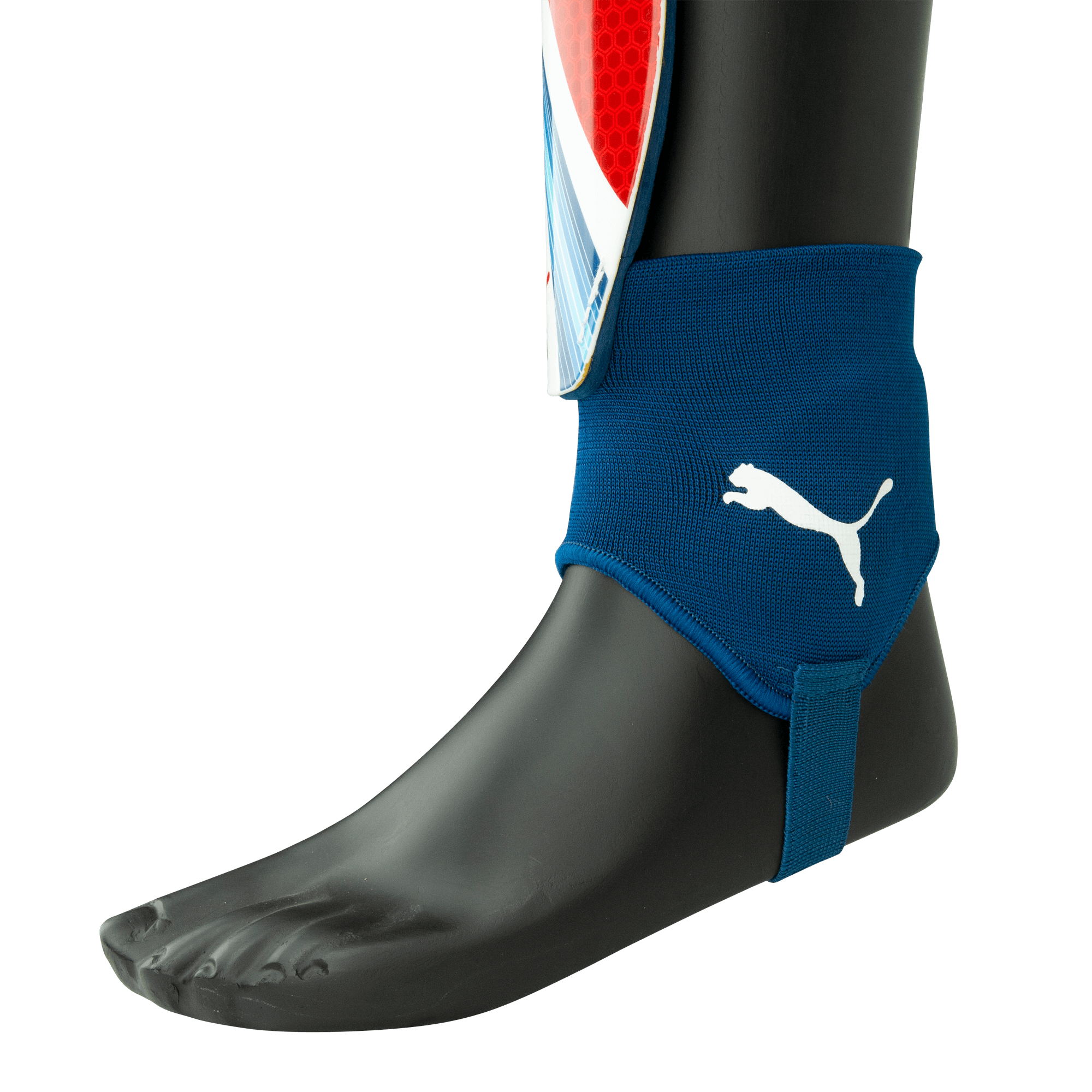 PUMA EvoSpeed 3 Shin Guards White/Ribbon Red、mySite、bottomscart