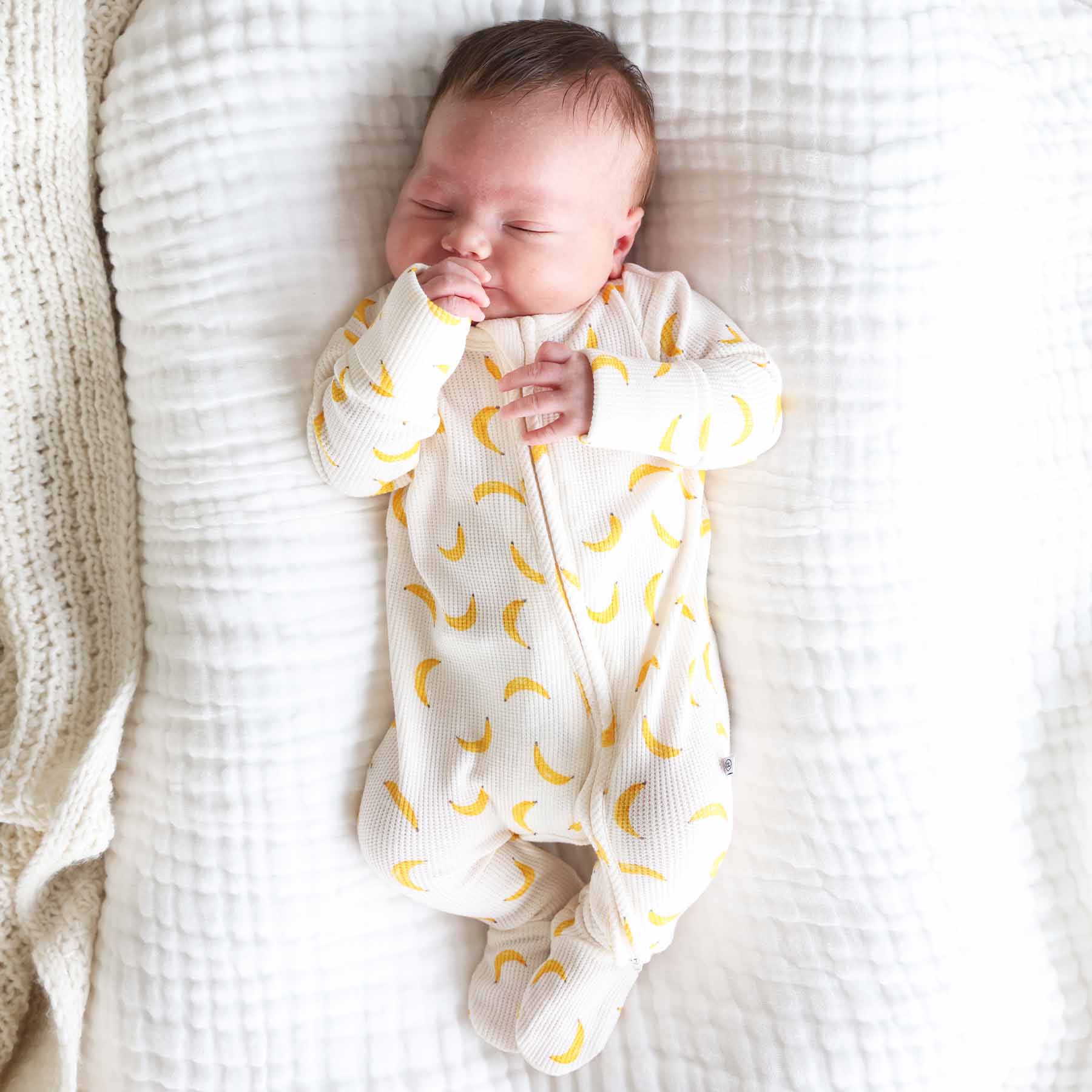  Go Bananas Bamboo Waffle Zipper Footie、mySite、layawaytickets