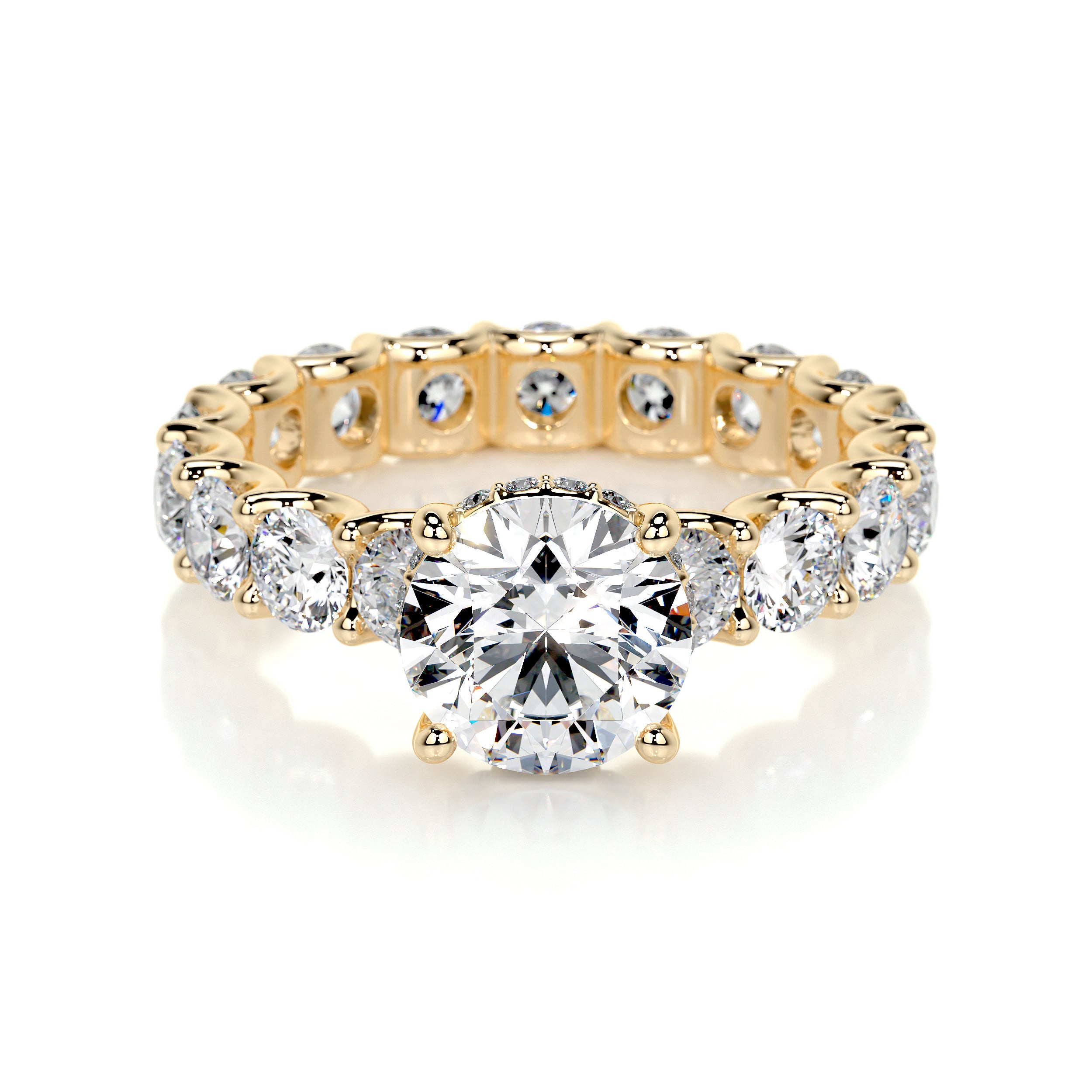 Lola Lab Grown Diamond Ring -18K Yellow Gold、mySite、hinf8tx79