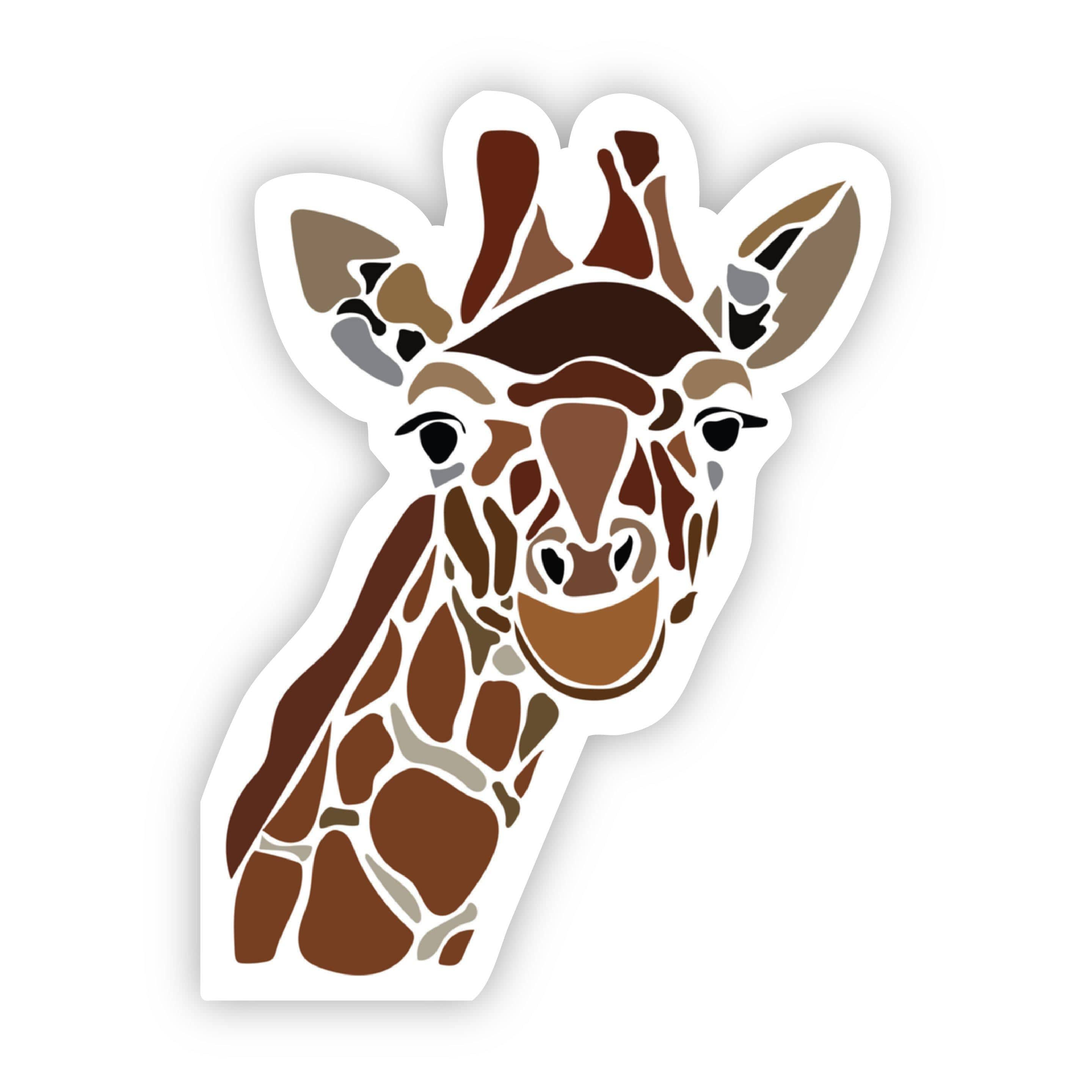  Mosaic Giraffe Sticker、mySite、elrpsem3k