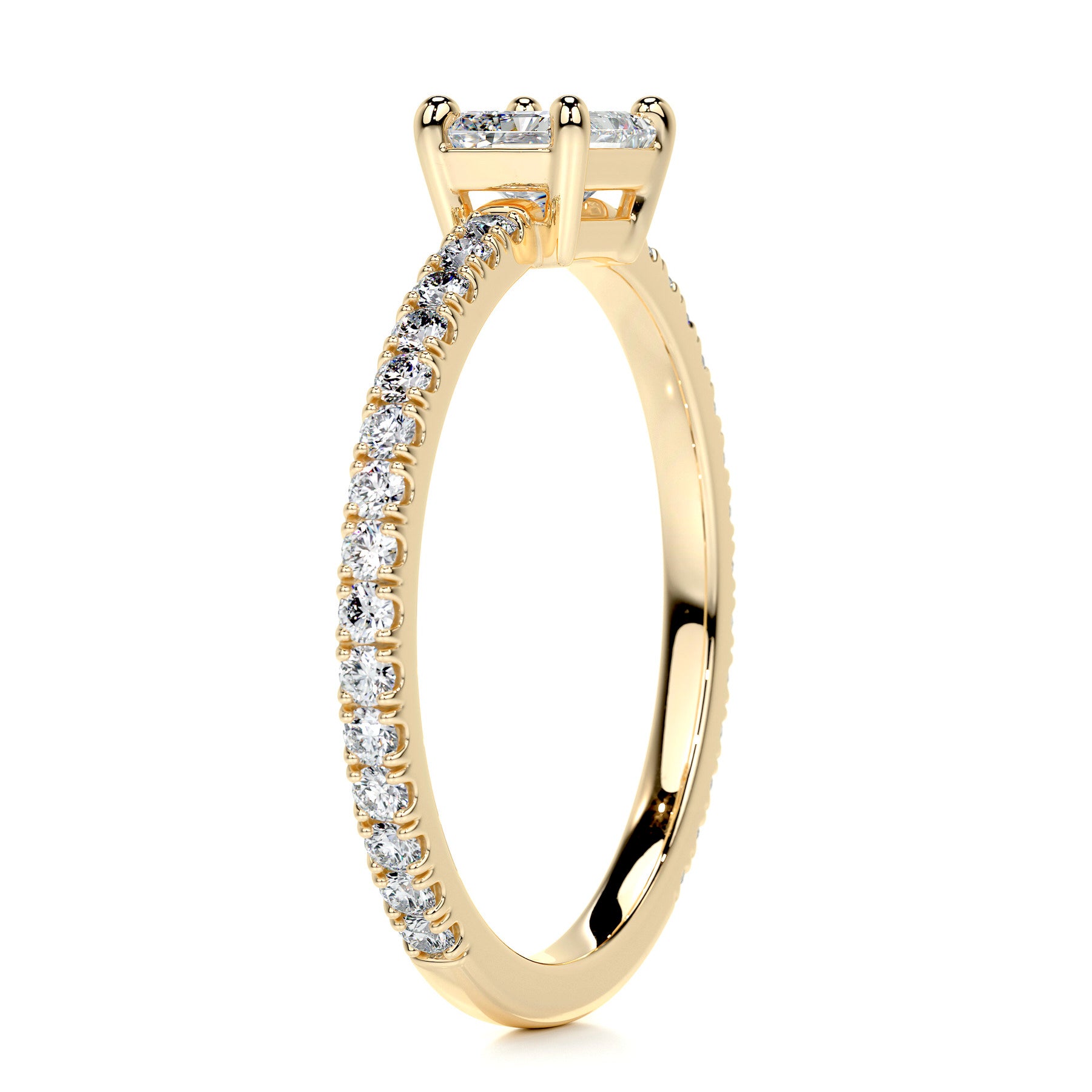 Chloe Radiant Stacking Ring (0.75 Carat) - 18K Yellow Gold、mySite、hinf8tx79