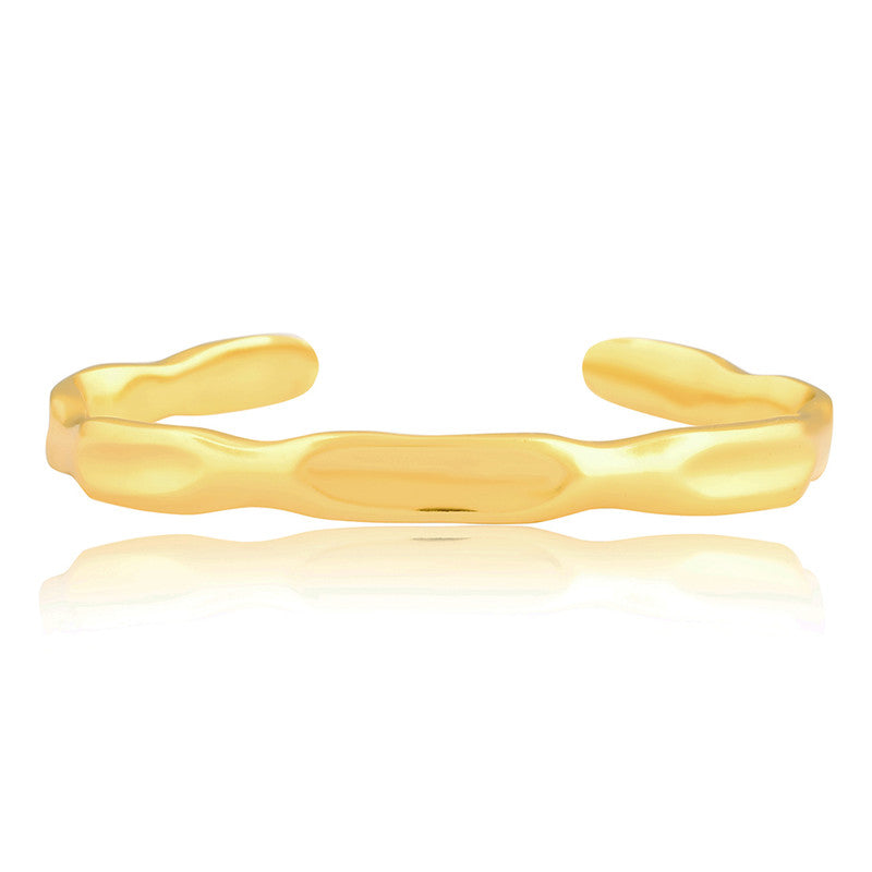 Molten Hand Cuff | 14K Gold Plated、mySite、camillekostekn