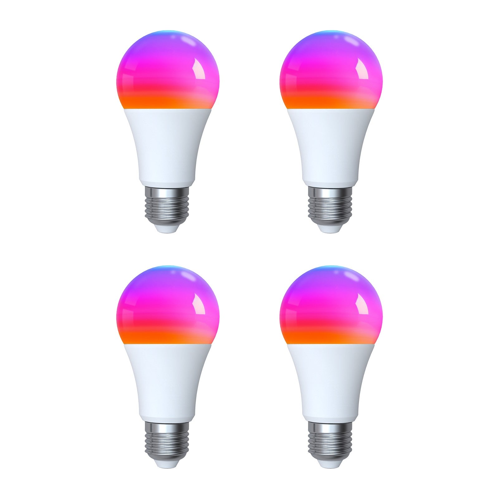 Tuya Matter WiFi Smart LED E27 Dimmable Light Bulbs RGB 2700K-6500K W+C、mySite、fannypackpong