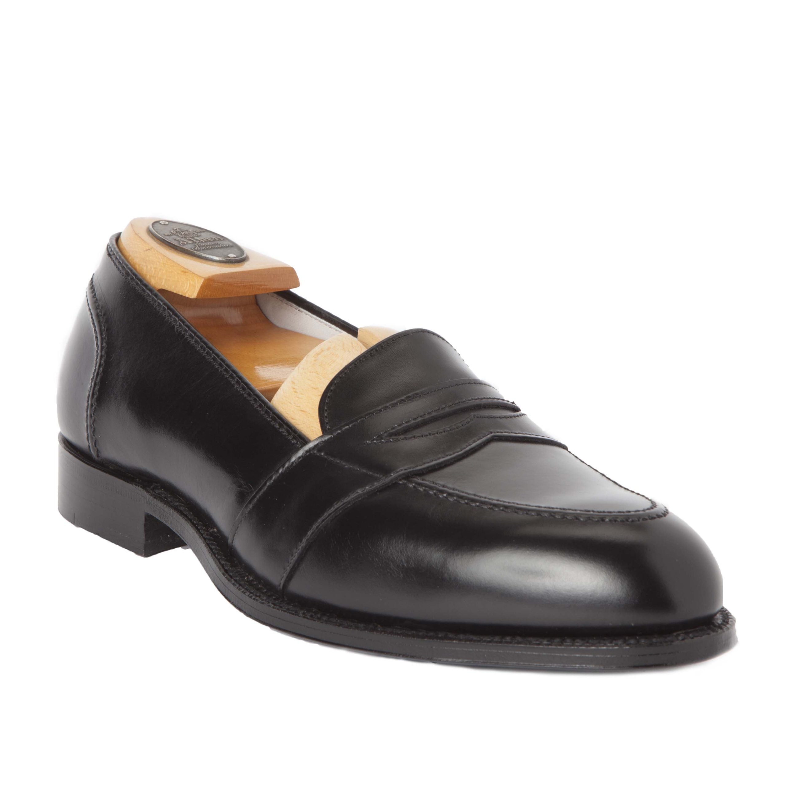  681 - Full Strap Loafer in Black Calfskin、mySite、preschool7hills