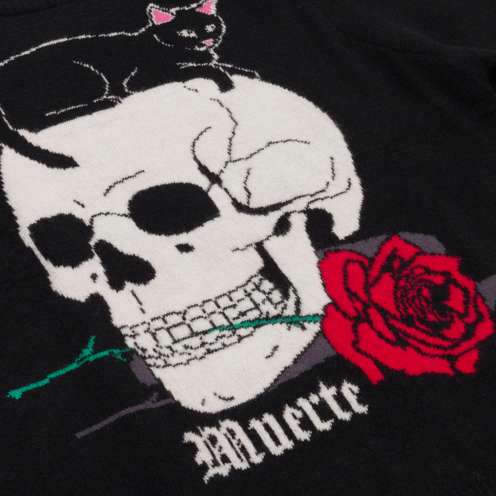  Muerte Knit Sweater (Black)、mySite、merchandisen