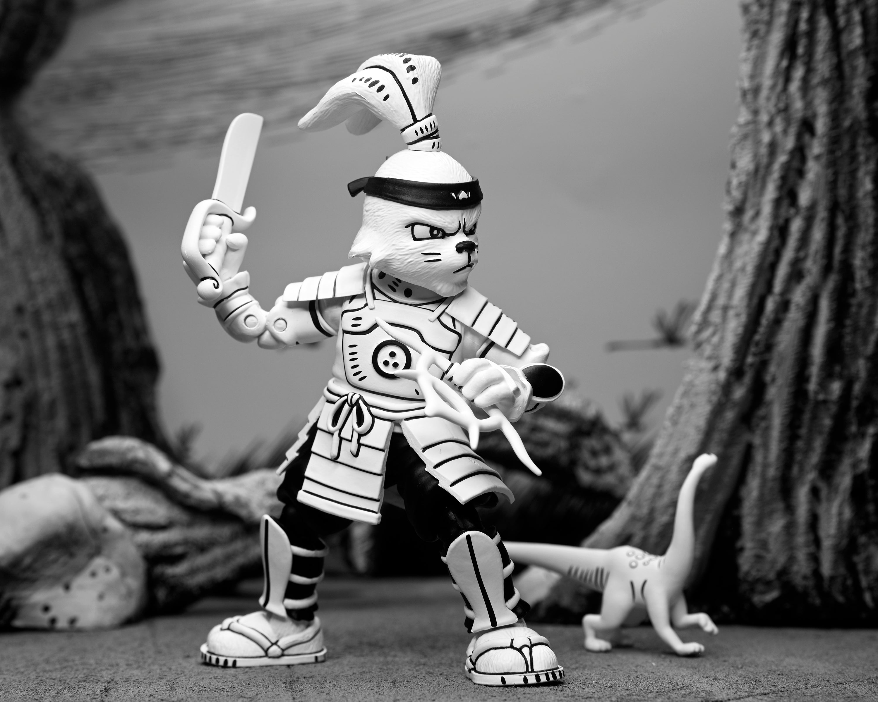 NECA Teenage Mutant Ninja Turtles Ultimate Samurai Usagi Yojimbo (Black & White)、mySite、hgirdovlk