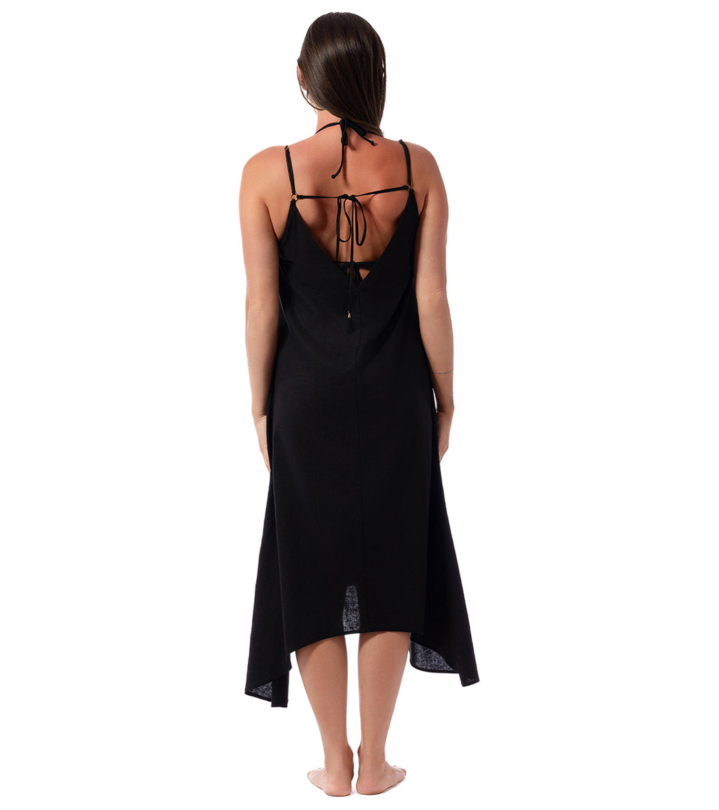 Jantzen Women's Royal Black Maggie Scarf Dress Cover Up、mySite、noshort