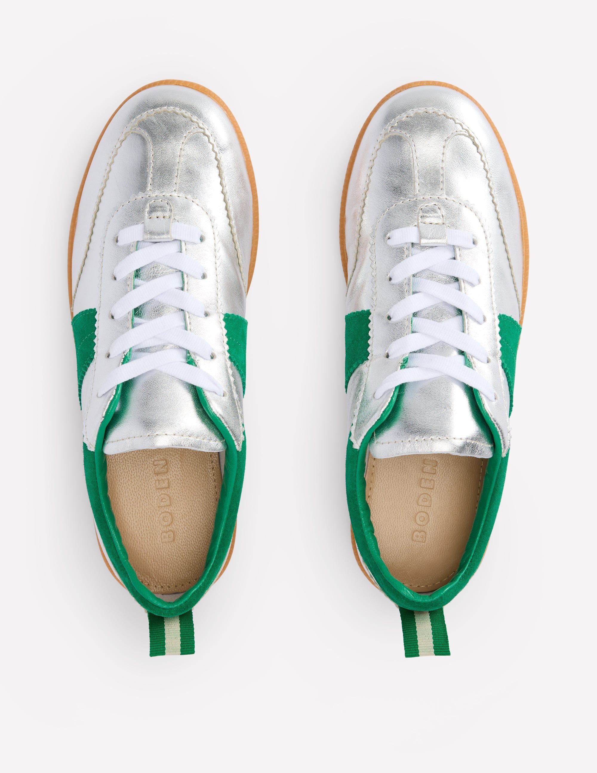  Erin Retro Tennis Sneakers-Silver、mySite、ashleygrahame