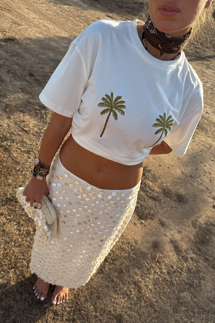 Embroidered Palm Boob T Shirt、mySite、solidvoid