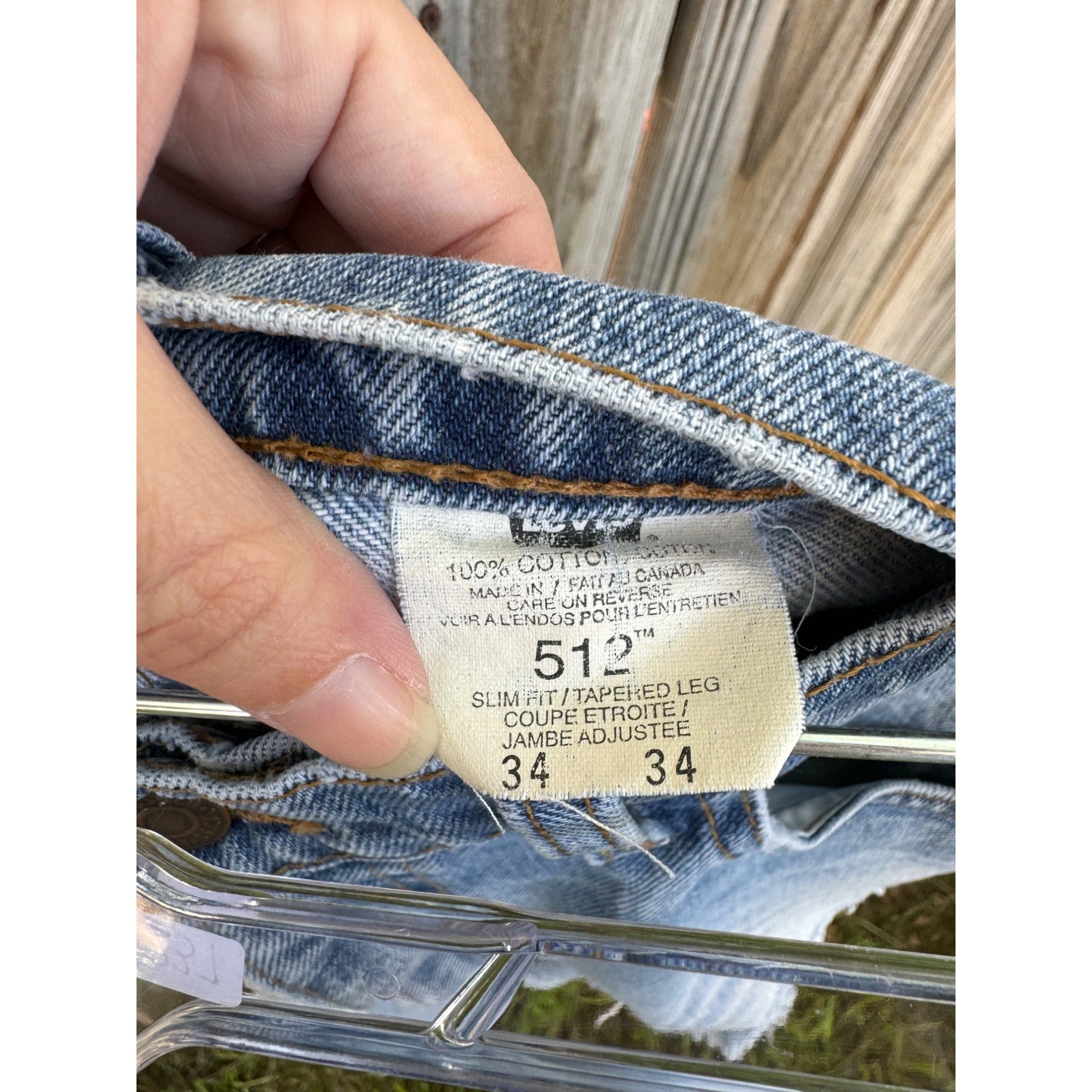 90's Levi's 512 Slim Fit Cut Off Raw Hem Denim Jean Shorts 34、mySite、garagedoors4me