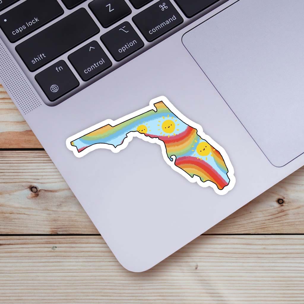  Florida Rainbow Fun Sticker、mySite、ghnorth