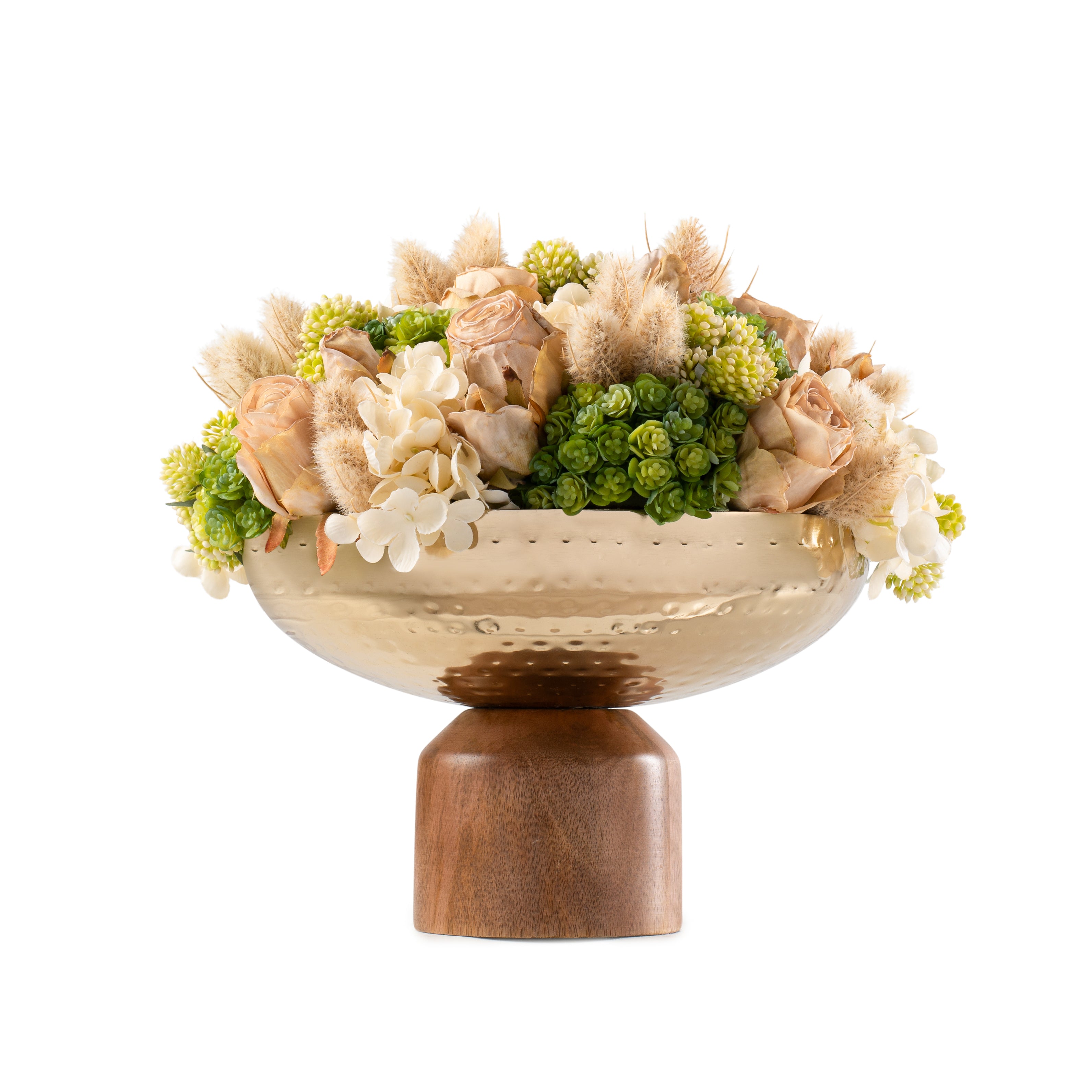  DH Verdant Rose Gold Wooden Pedestal、mySite、elrpsem3k