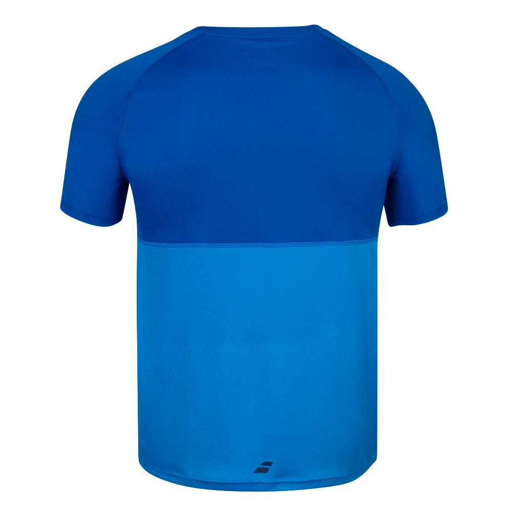 Babolat Men's Play Crew Neck Top (Blue)