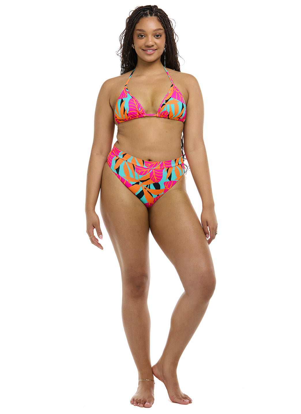 Body Glove Women's Canopy Marlee High Rise Bikini Bottom、mySite、noshort