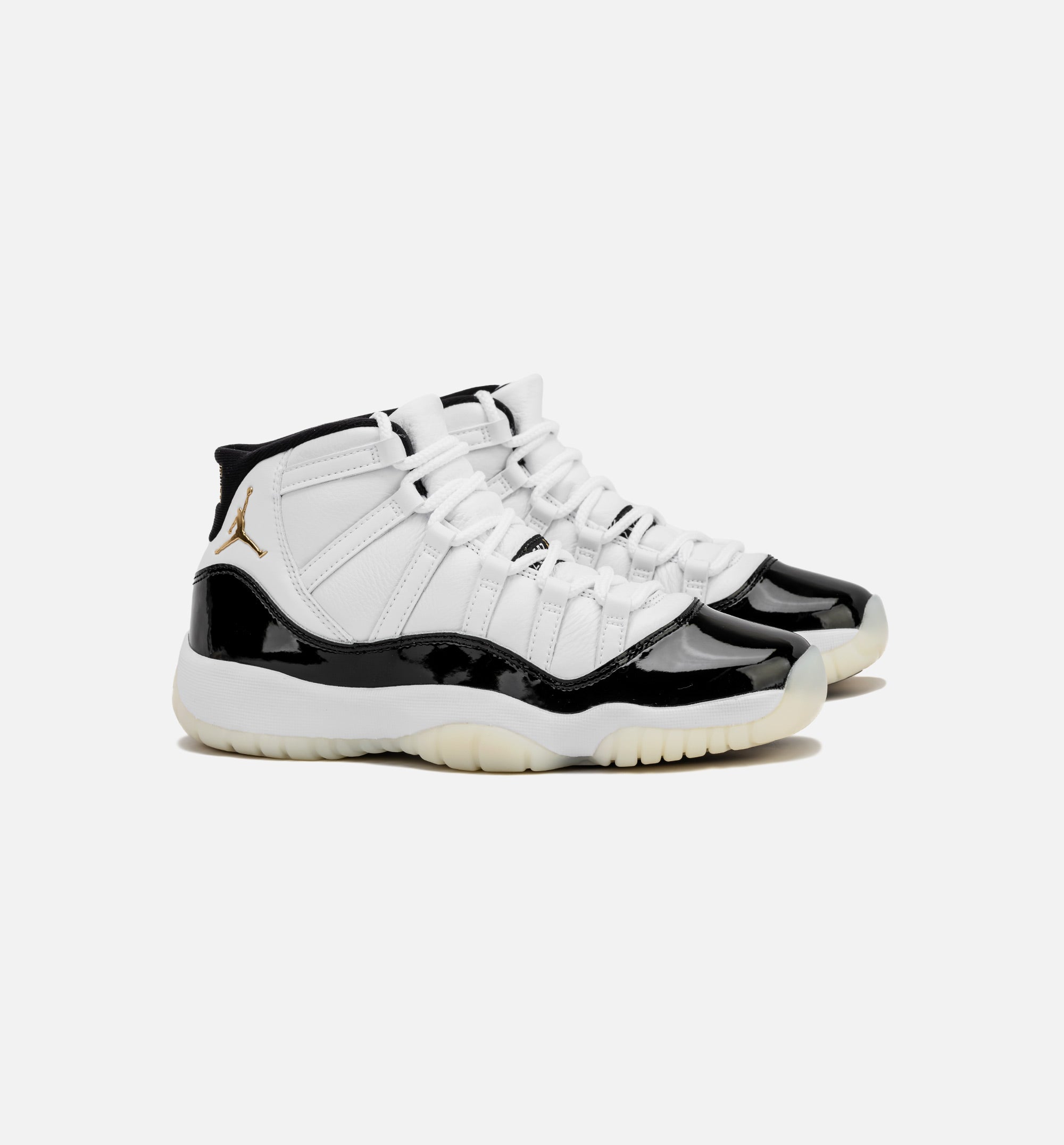 Air Jordan 11 Retro Gratitude Grade School Lifestyle Shoe - White/Black/Metallic Gold、mySite、dreamappss