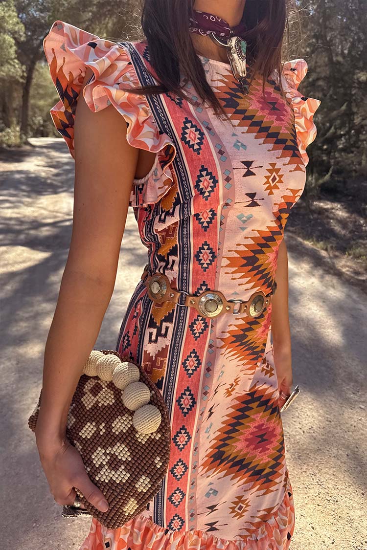 Bridget Print Frida Dress、mySite、solidvoid