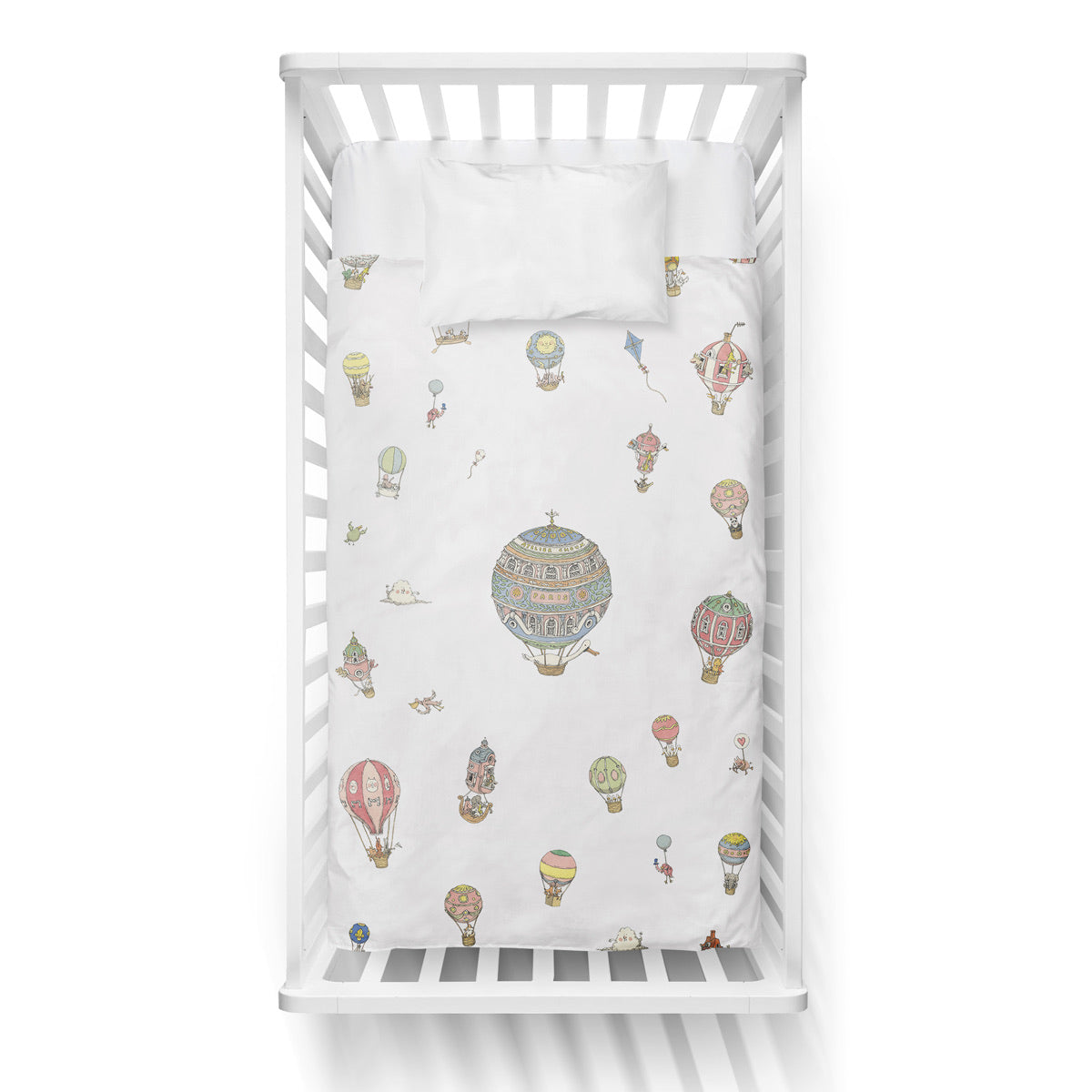  Atelier Choux Baby Hot Air Balloons Crib Duvet、mySite、elrpsem3k