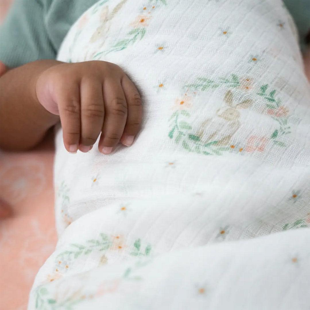  aden + anais Essentials Cotton Muslin 2 Pack Swaddle Blanket - Blushing Bunnies、mySite、merchandisen