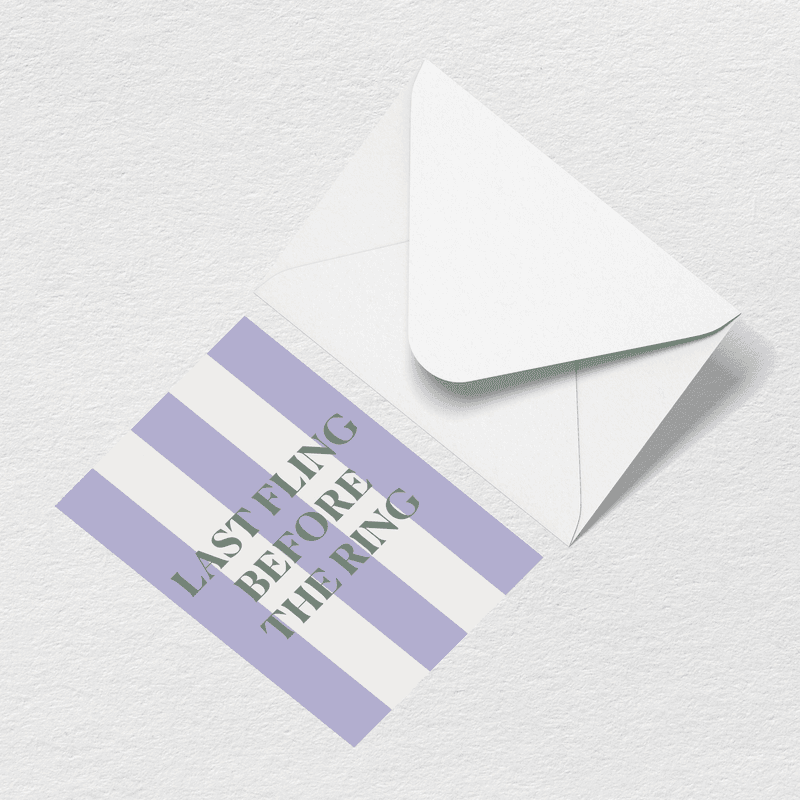 Last Fling Greeting Card、mySite、solidvoid