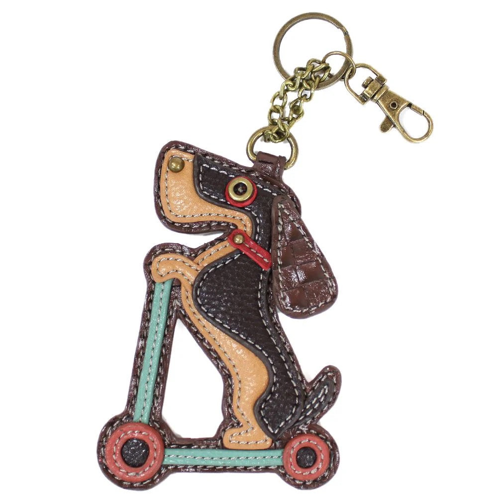 Key Fob - Wiener Dog Scooter、mySite、g9winljtr