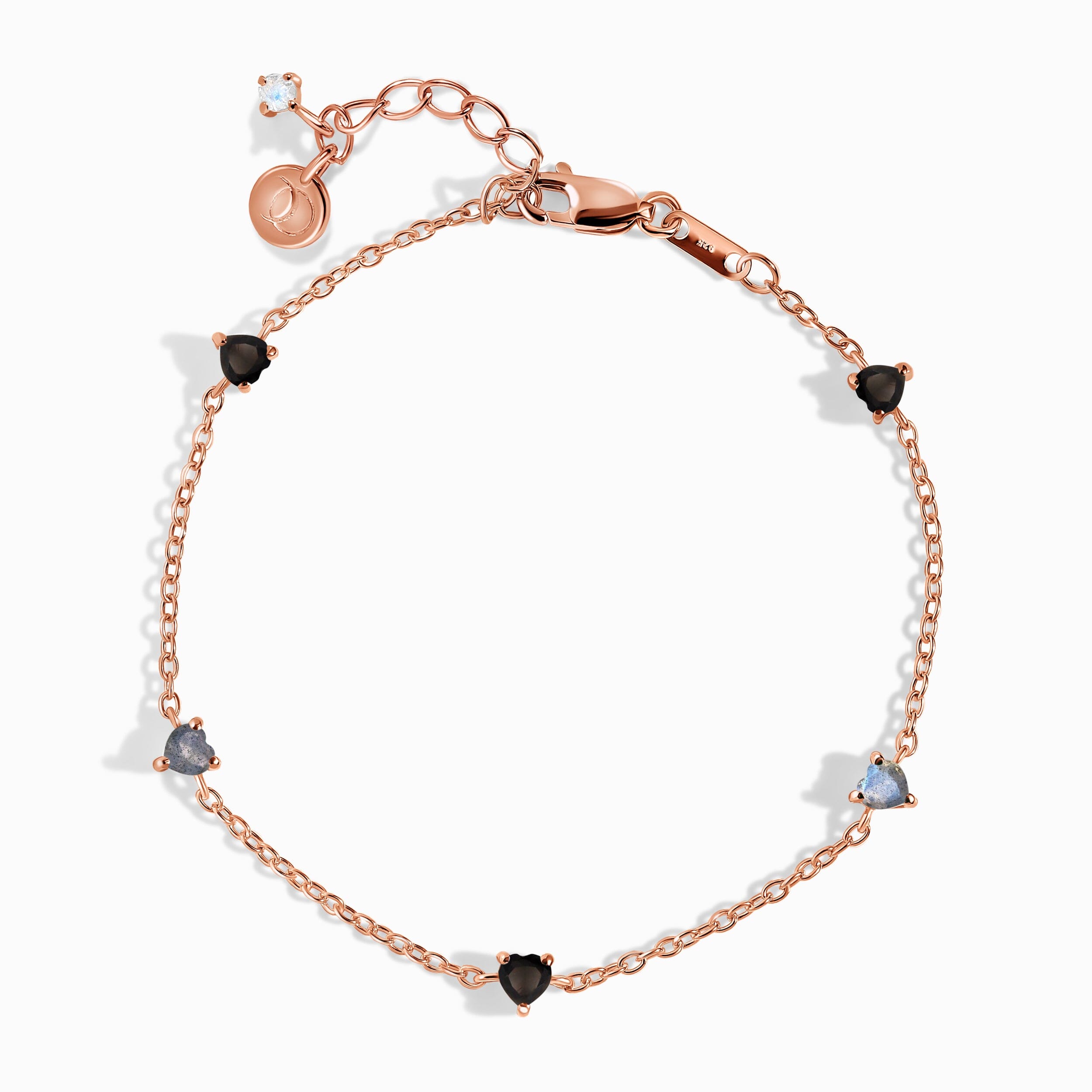 Black Obsidian Labradorite Bracelet - Crush On You、mySite、hinf8tx79