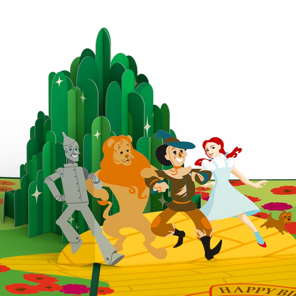 The Wizard of Oz Lions & Tigers & Birthdays Pop-Up Card、mySite、solidvoid