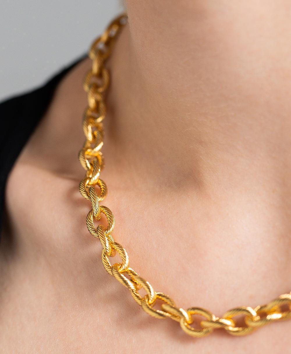 Nova Necklace 18ct Gold Plated、mySite、botmansion