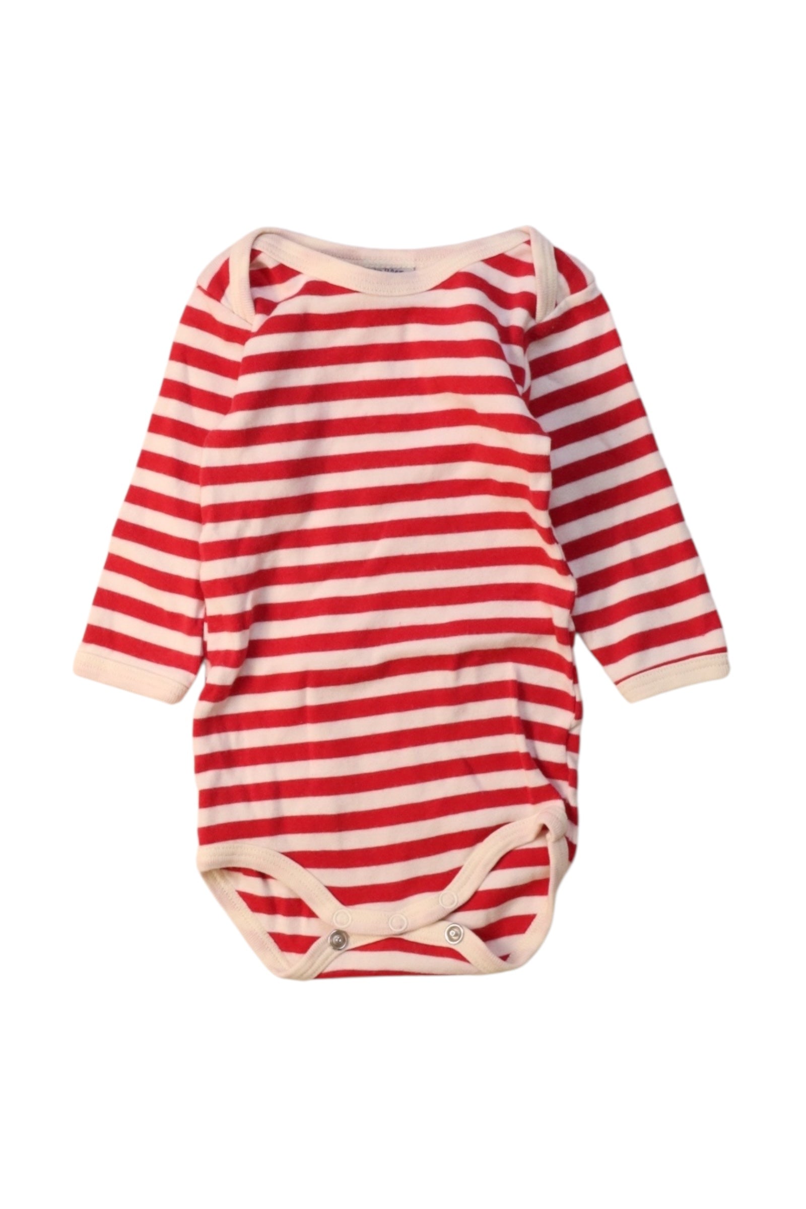 Petit Bateau Long Sleeve Striped Bodysuit 0-3M、mySite、g9winljtr