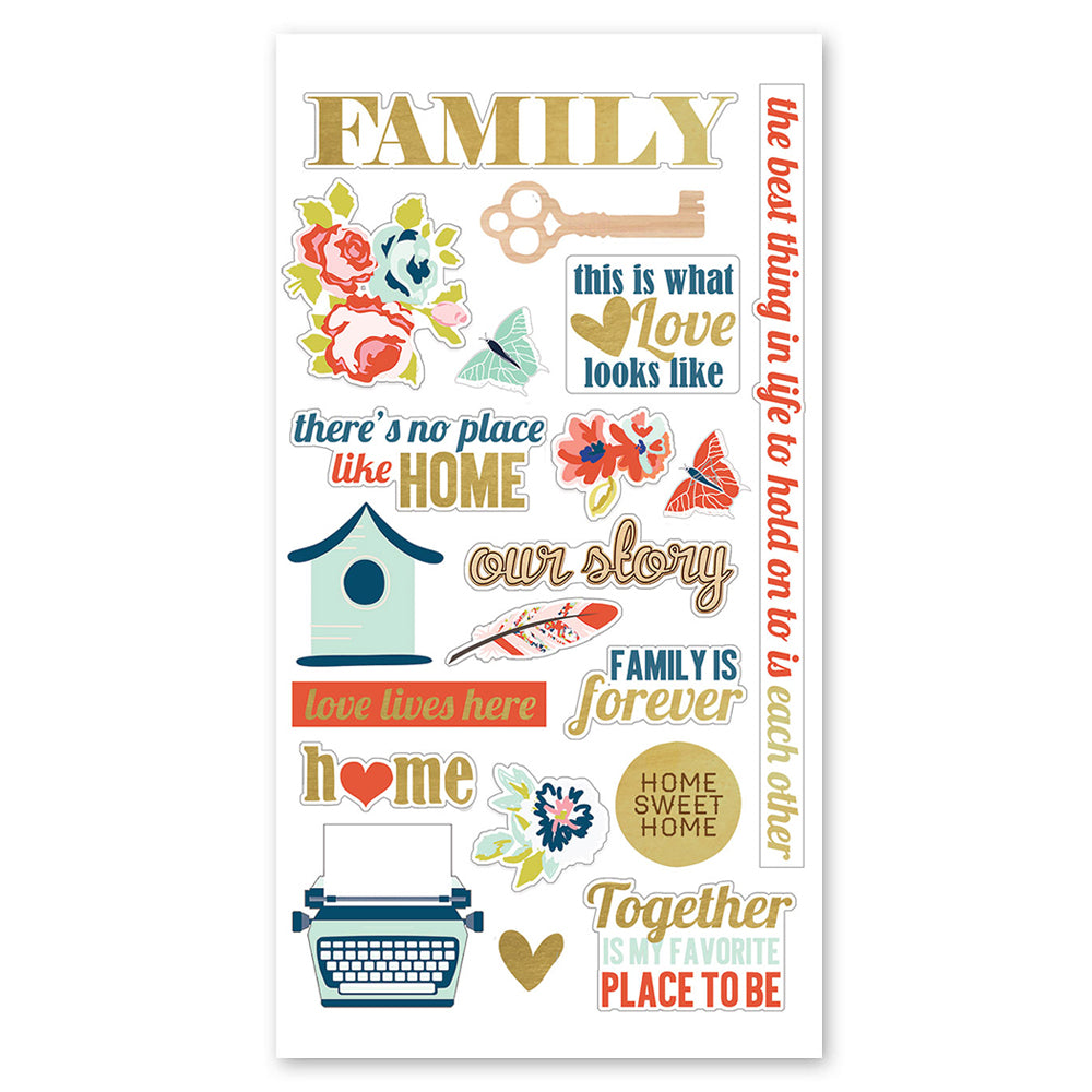  Happy Family Stickers、mySite、ghnorth