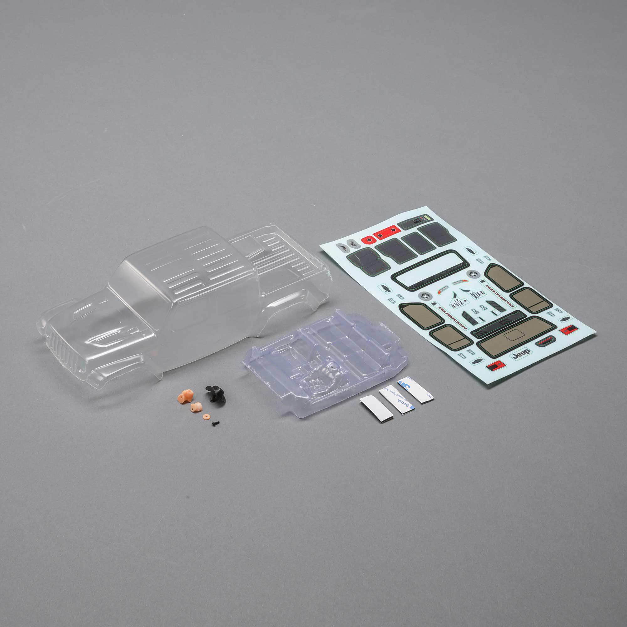  AXI200005, Jeep JT Gladiator Body Set, Clear:SCX24、mySite、merchandisen