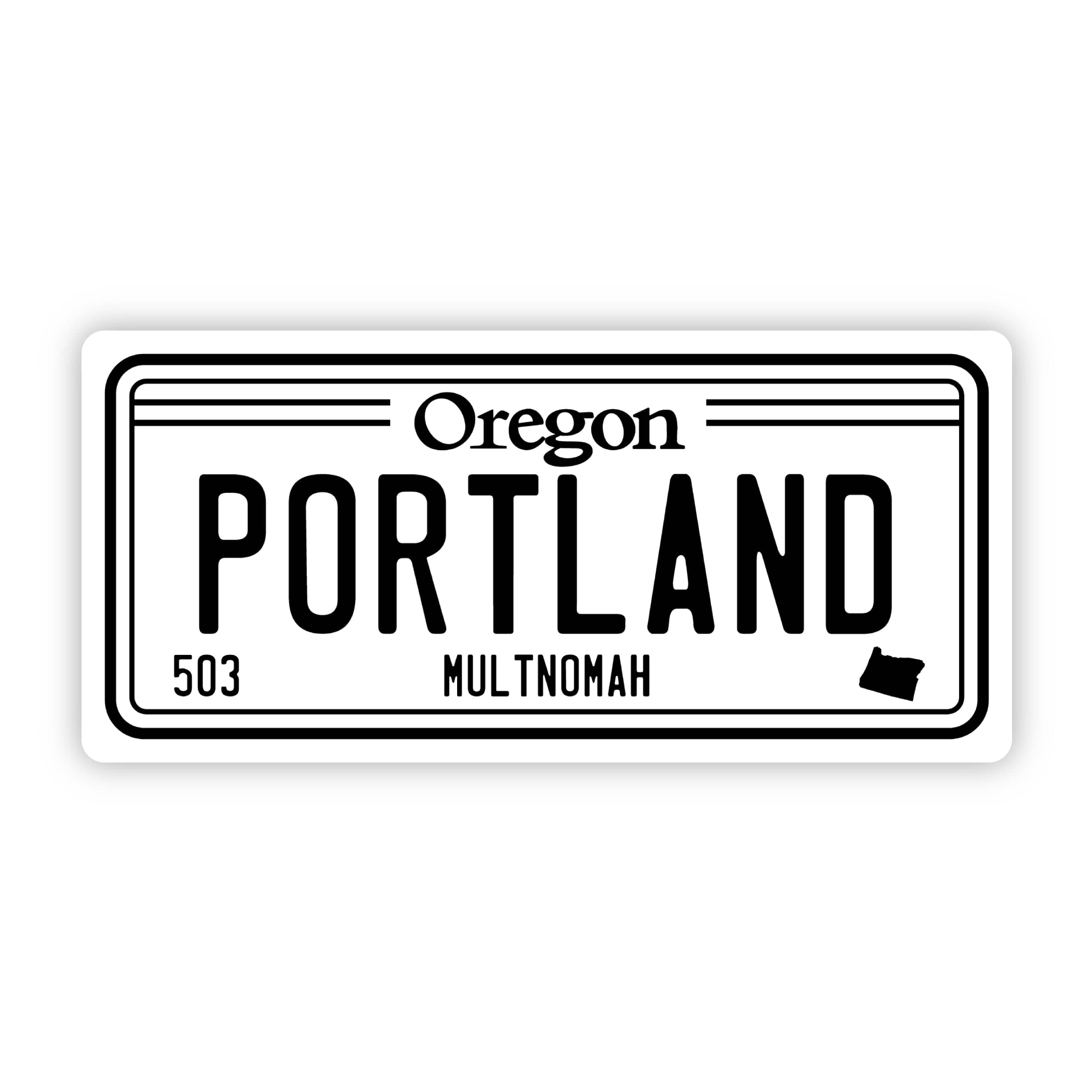 Portland Oregon 503 License Plate Sticker、mySite、elrpsem3k