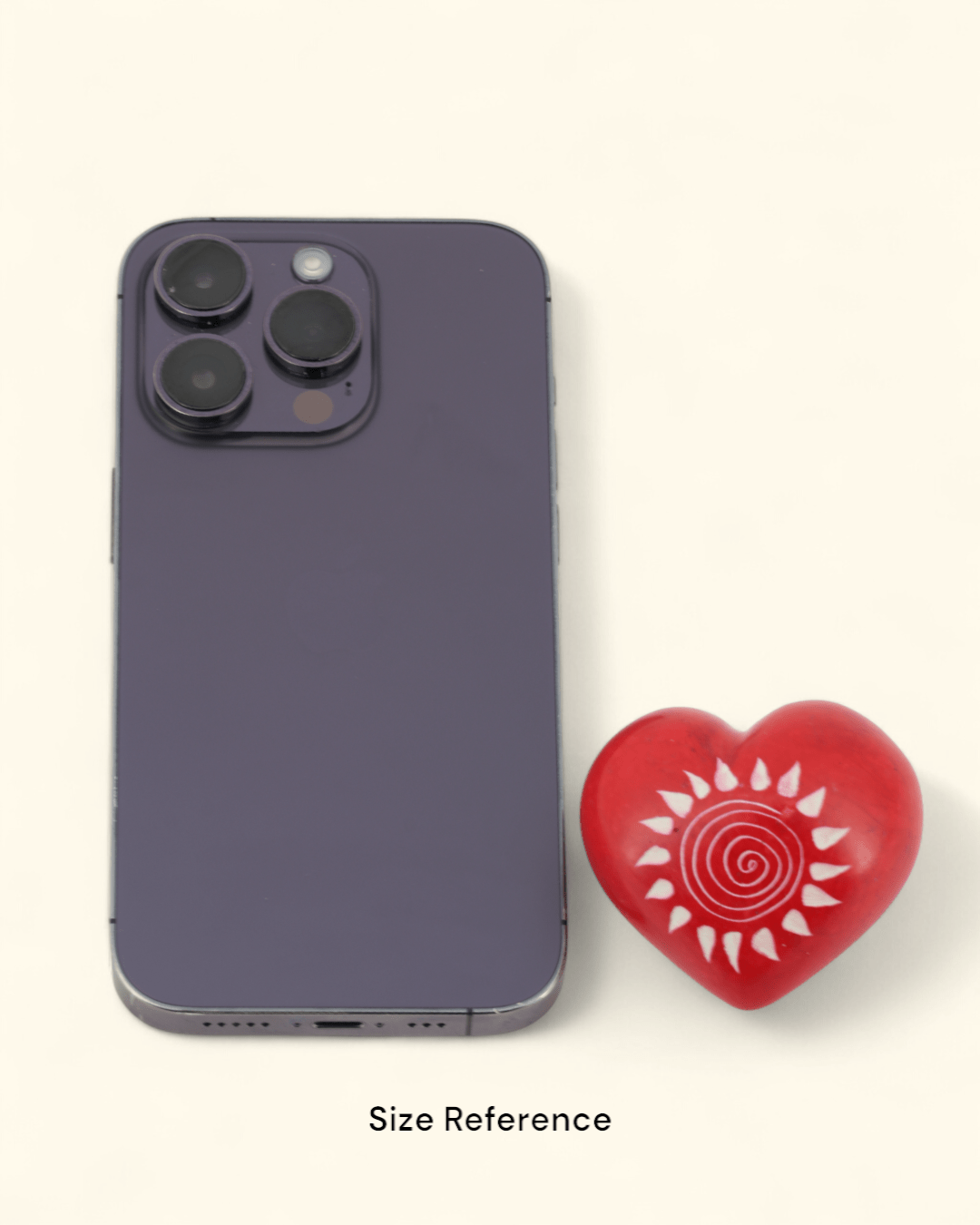 Red Soapstone Heart Set of 6、mySite、topwebapps