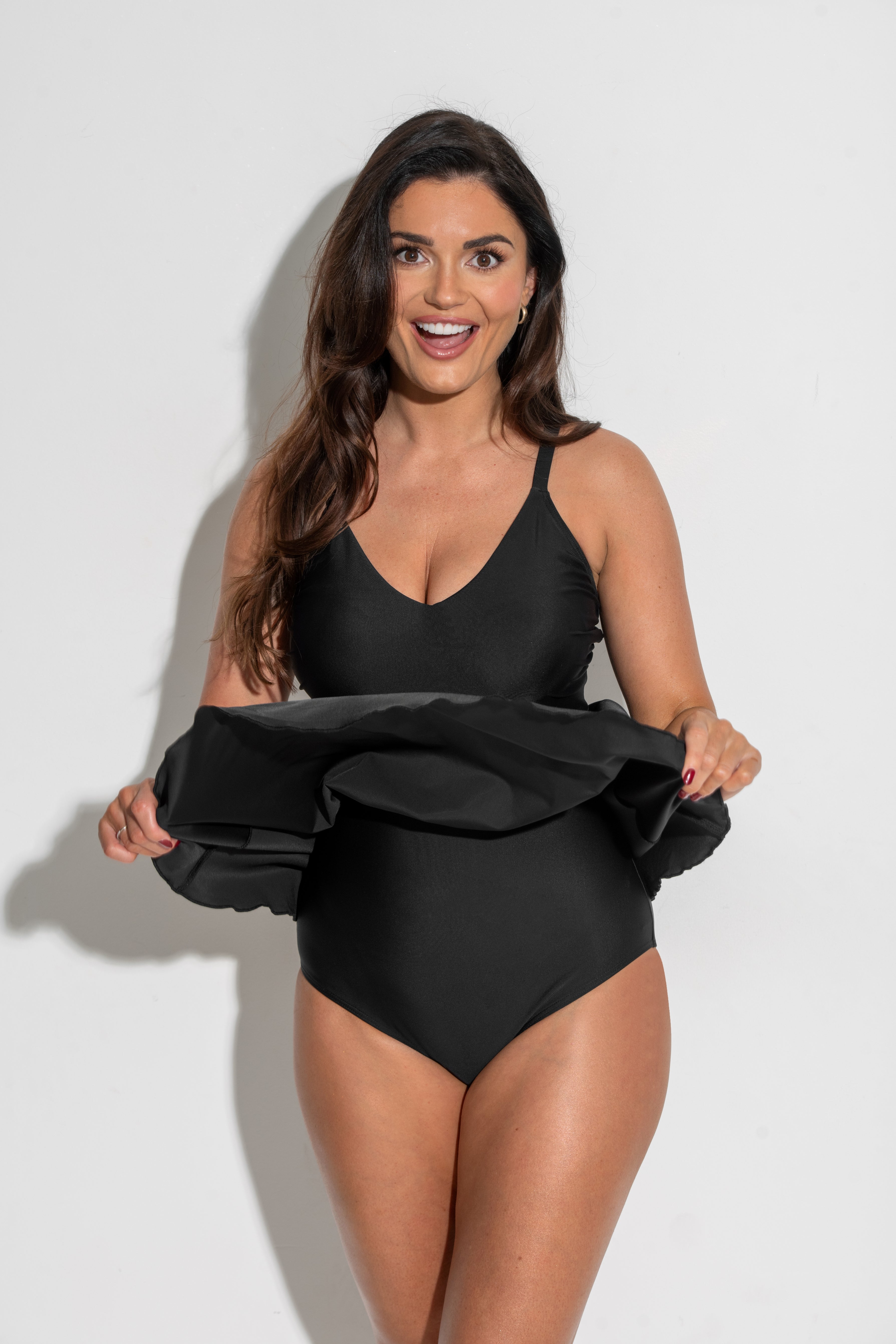  Fiji V-Neck Tummy Control Skirted Swimsuit、mySite、sugarbowlscore