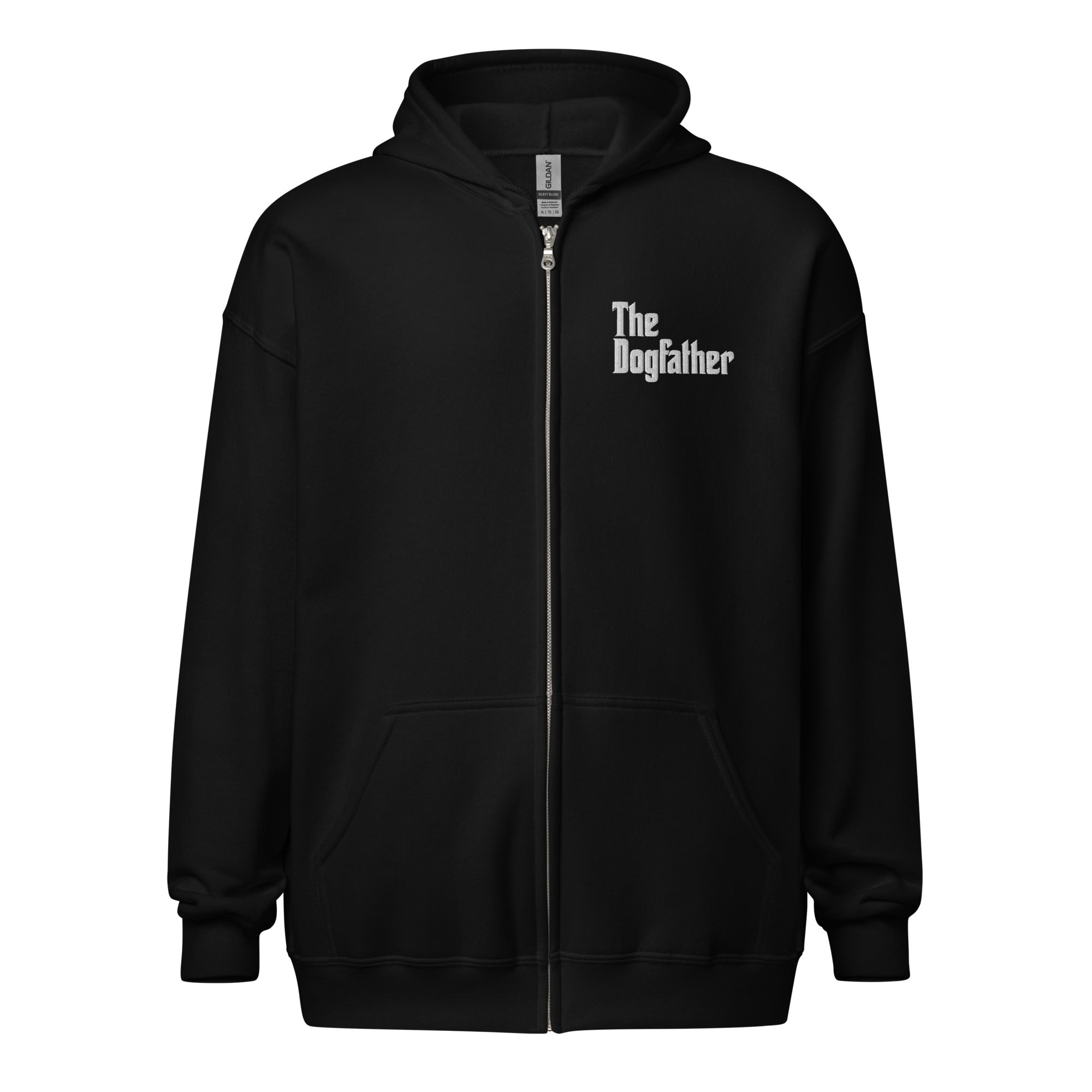 The Dogfather Unisex Heavy Blend Zip Hoodie、mySite、camillekostekn