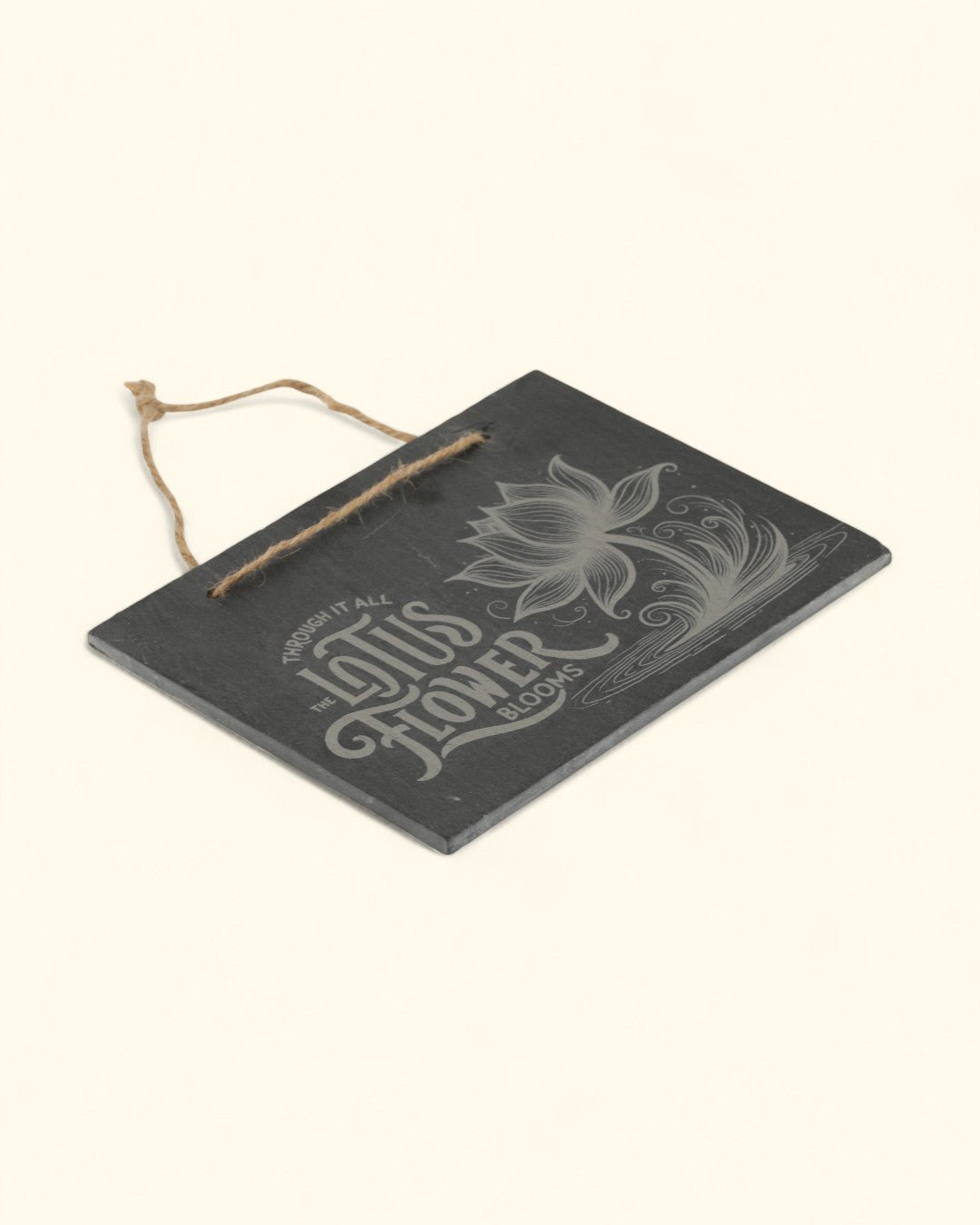 Lotus Flower Slate Wall Hanging、mySite、topwebapps