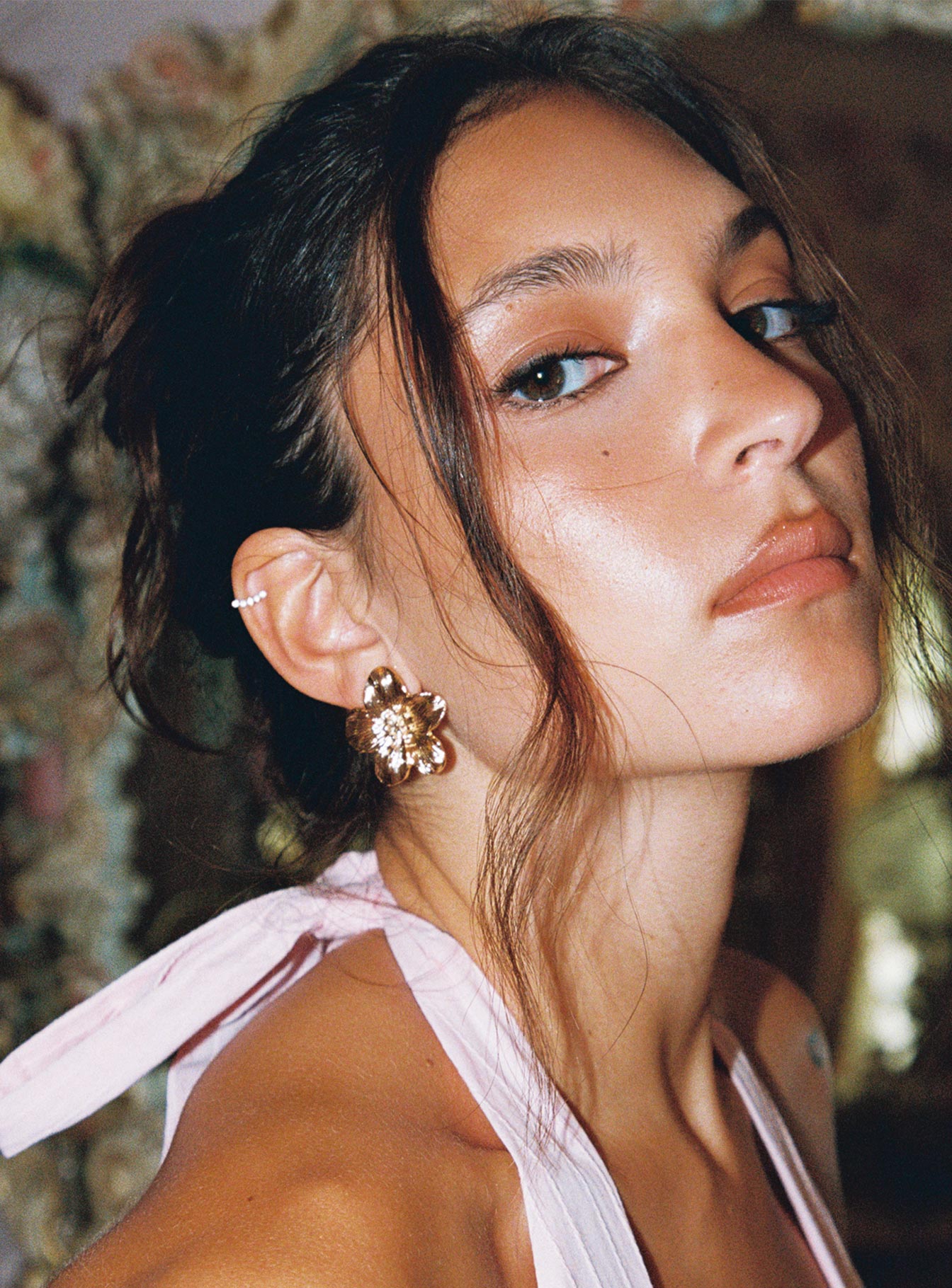 Posie Earrings Gold、mySite、solidvoid