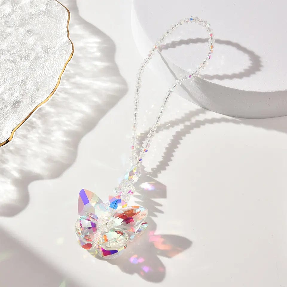 Crystal Butterfly Suncatchers Crystal Wristlet、mySite、g9winljtr