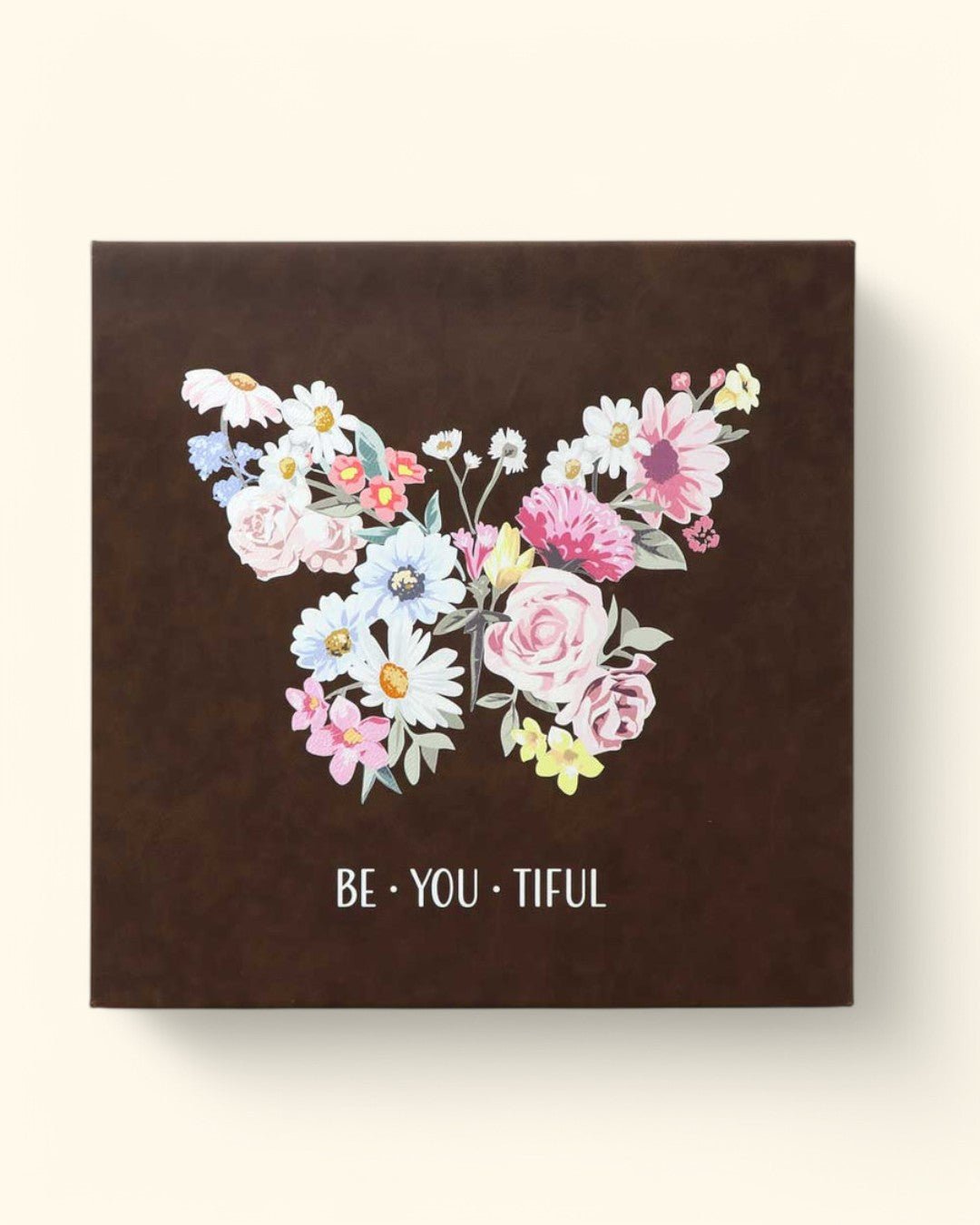 BeYouTiful Inspirational Art Floral Butterfly Wall Hanging、mySite、topwebapps