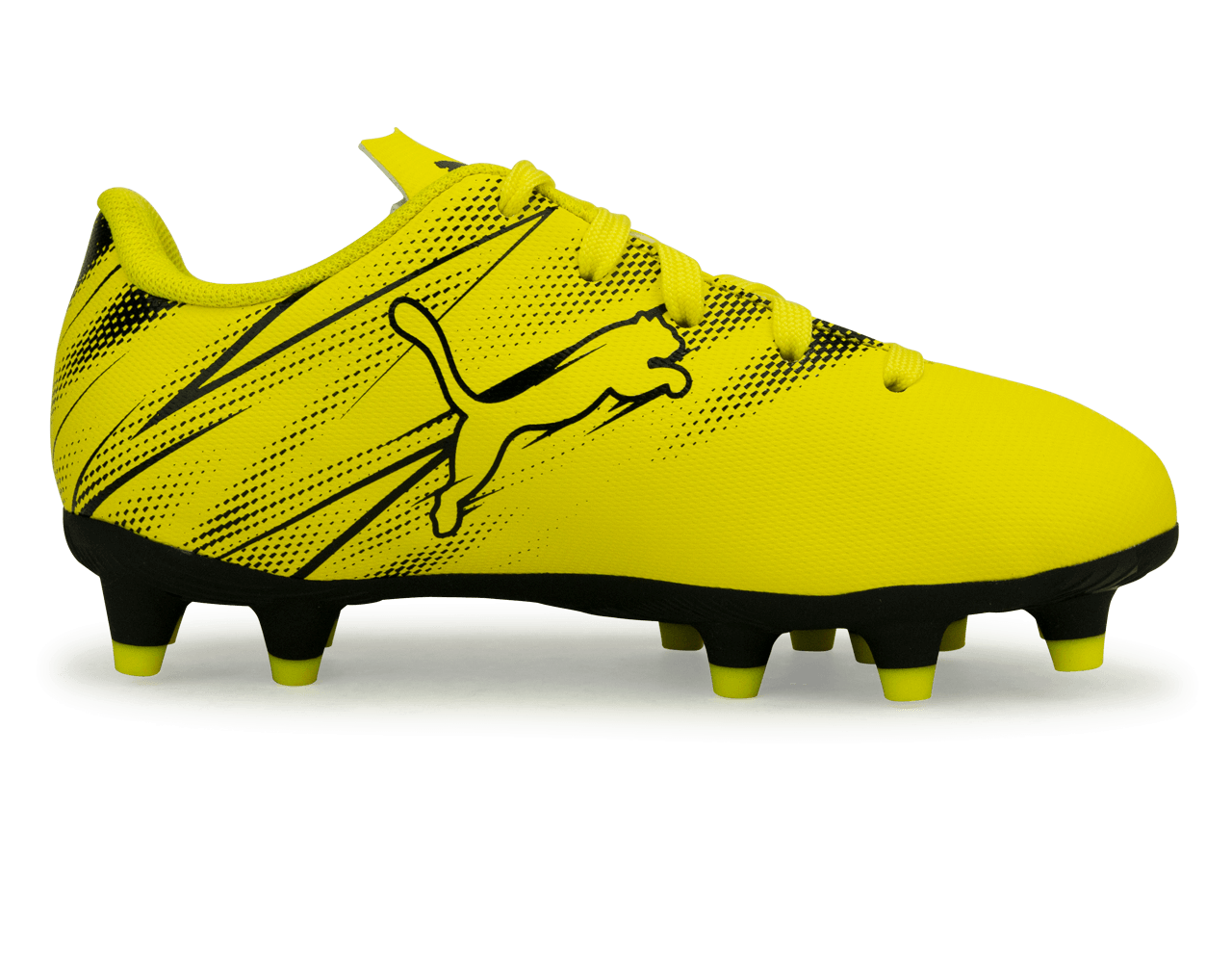 PUMA Kids Attacanto FG/AG Yellow/Black、mySite、bottomscart