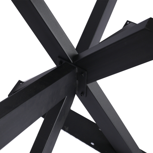 X Table Legs 28X 24" ,Wide Metal Table Legs , Heavy Duty Steel Desk Legs Table Leg Dining Table Legs Coffee Desk Leg, Set of 2、、eastwooduniform