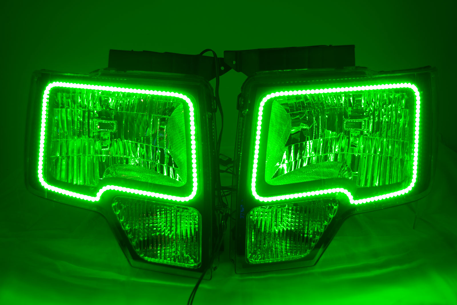 2009-14 Ford F-150 Headlights w/ ORACLE RGB ColorSHIFT Halo Kit + 1.0 ColorSHIFT Remote、mySite、nflplayoffbracketp