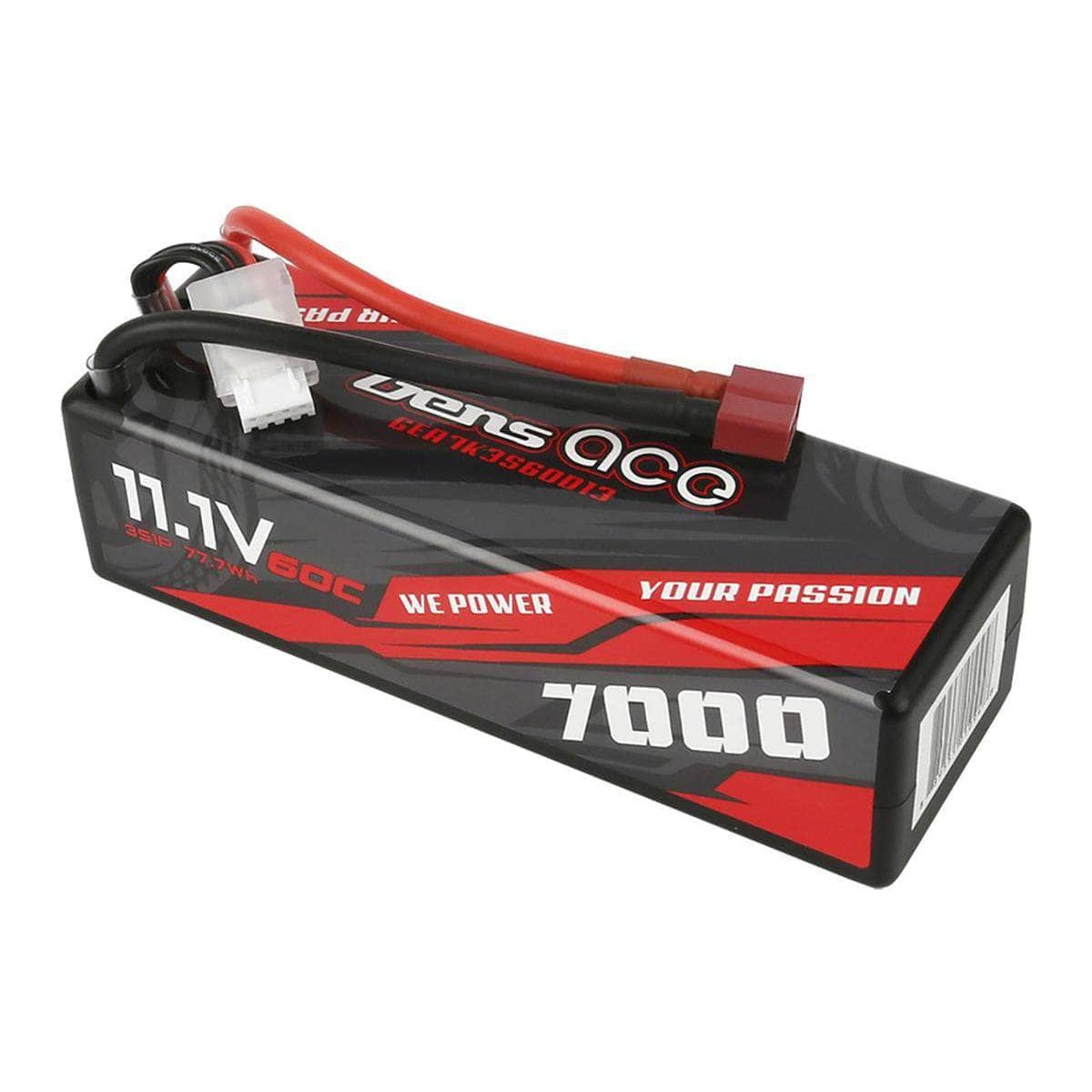  GEA7K3S60D13, Gens Ace 3s LiPo Battery 60C (11.1V/7000mAh) w/T-Style Connector、mySite、merchandisen