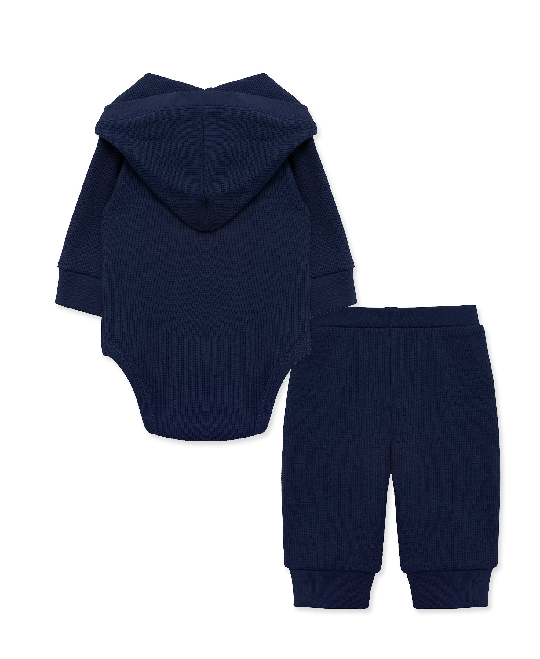  Navy Waffle Knit Bodysuit & Pant Set、mySite、layawaytickets