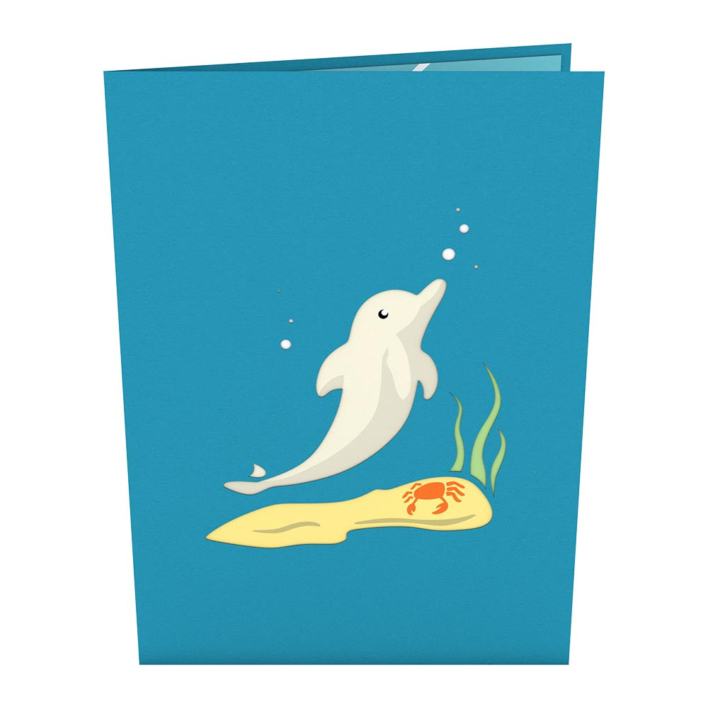 Dolphins Pop-Up Card、mySite、solidvoid