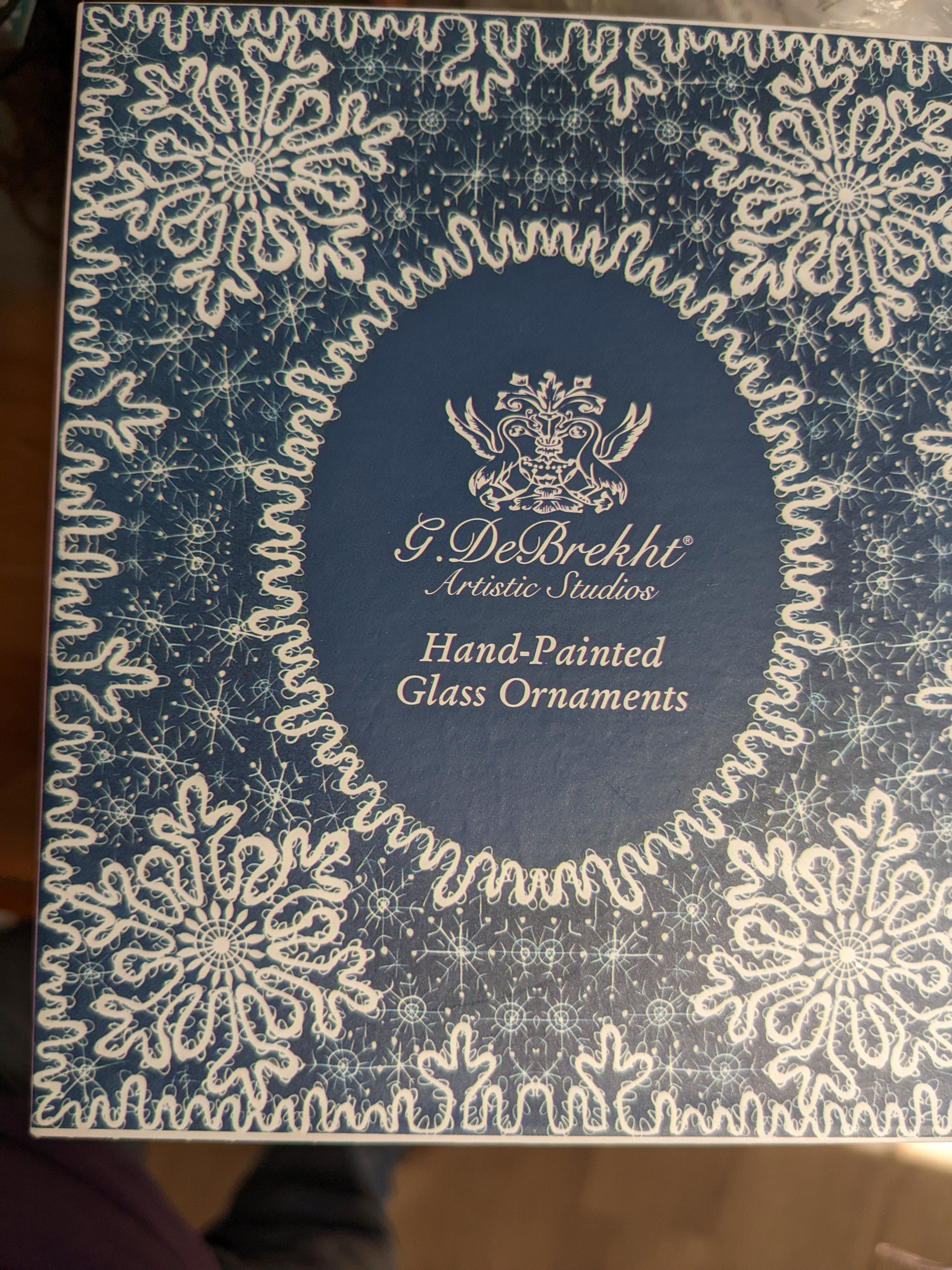 Nativity G. DeBrekht Glass Ornament Hand Painted Christmas Decor、mySite、g9winljtr