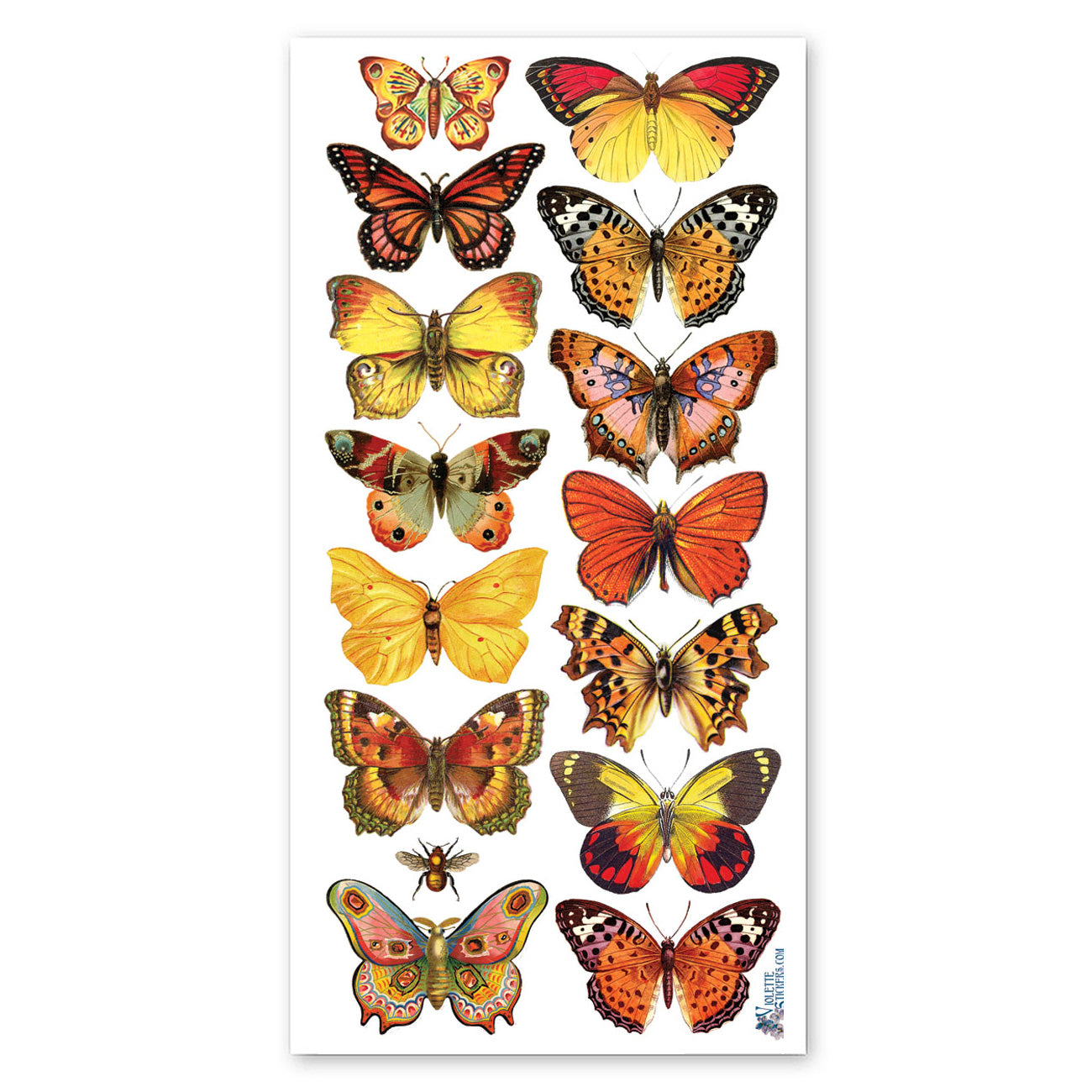  Orange Butterflies Stickers、mySite、ghnorth