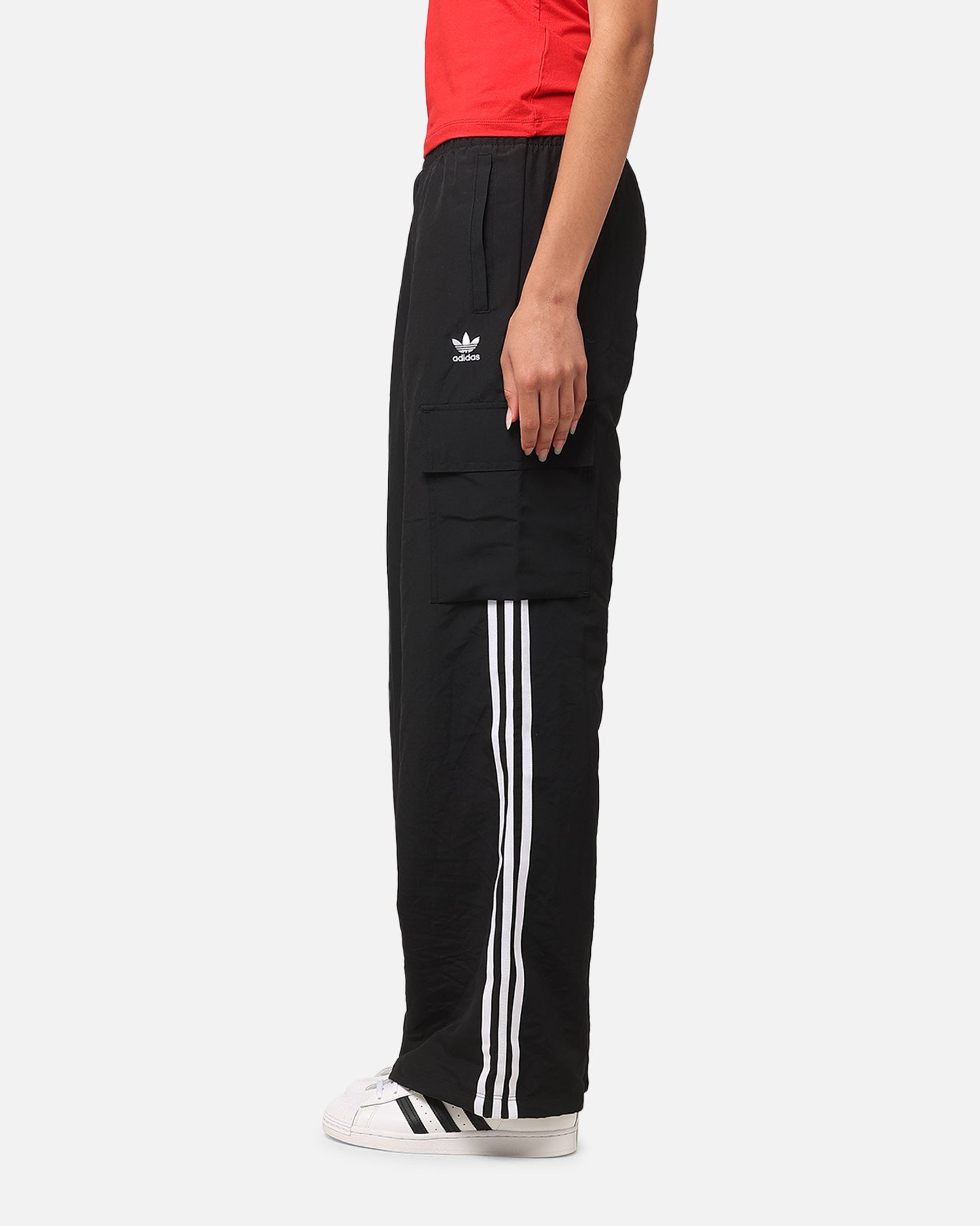 Adidas Women's 3-Stripe Cargo Pants Black、mySite、zt4zffjzw