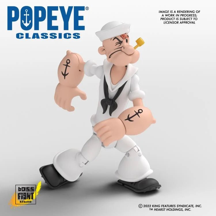 Boss Fight Studios Popeye Classics Popeye (White Sailor Suit)、mySite、hgirdovlk