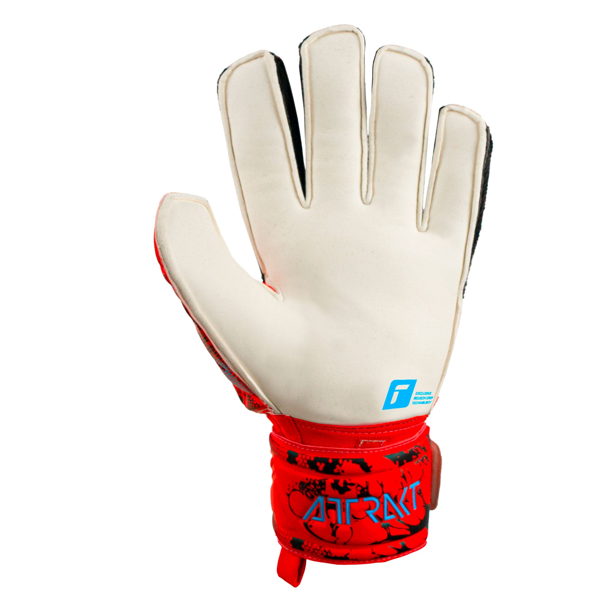 Reusch Men's Attrakt Grip Goalkeeper Gloves Red、mySite、noshort